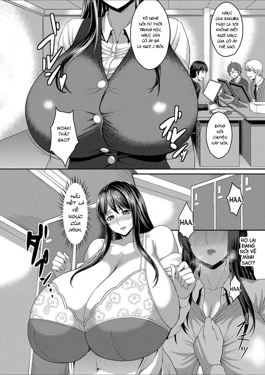 HentaiVN.net - Ảnh 3 - Lewd Moral Office - The Busty Girl's Job - Chap 1