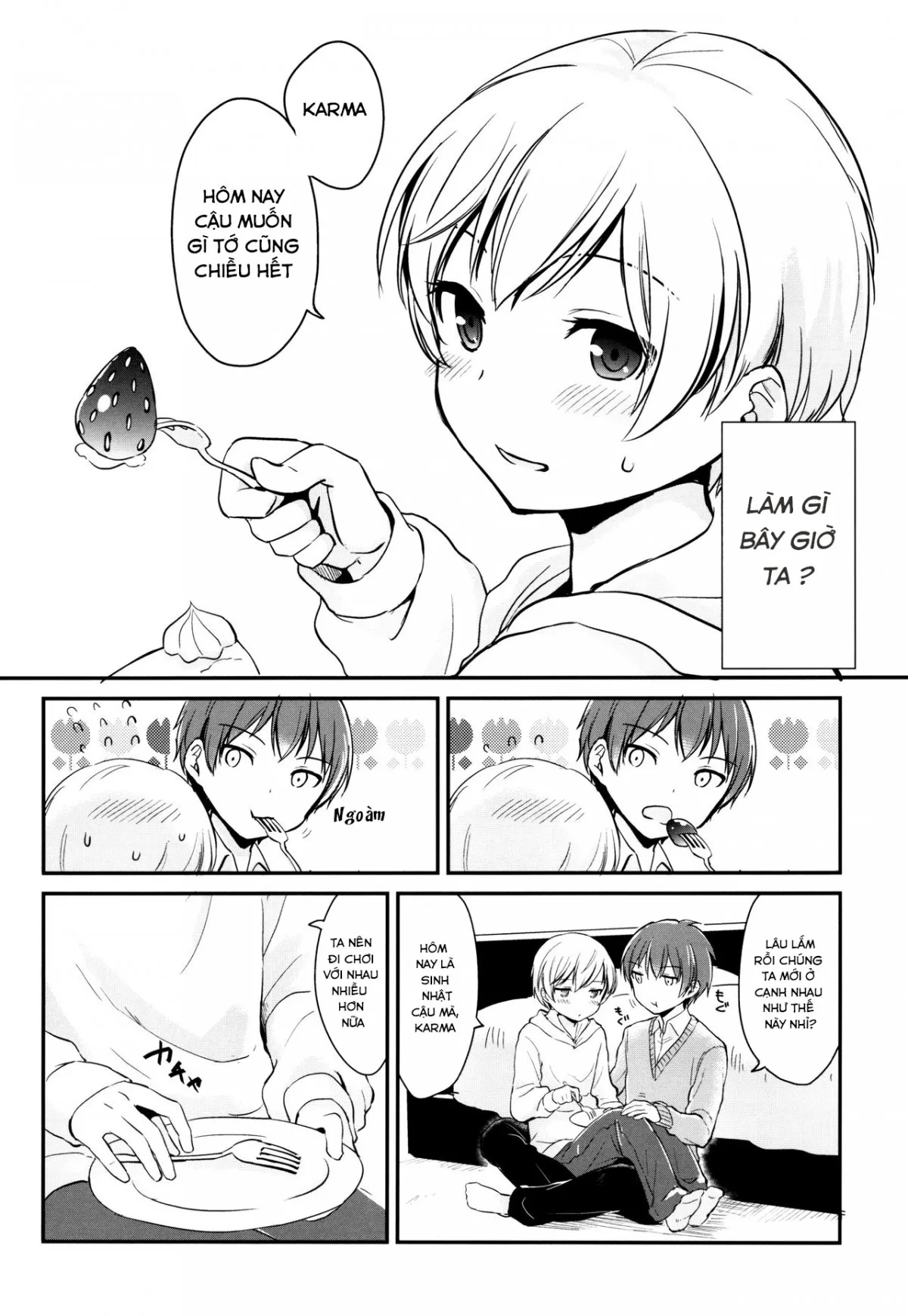 HentaiVN.net - Ảnh 4 - Happy Merry Christmas Birthday (Ansatsu Kyoushitsu) - Chap 1