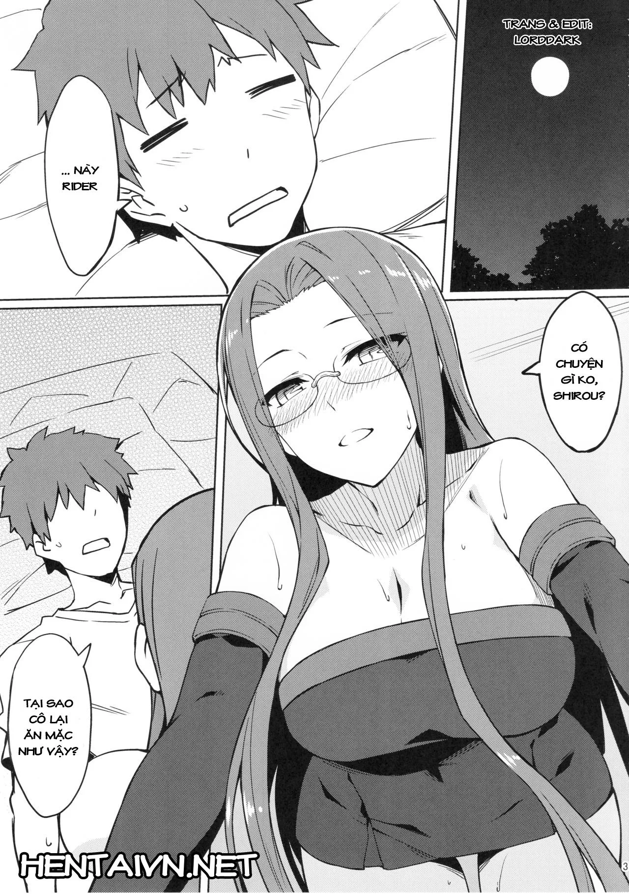 HentaiVN.net - Ảnh 4 - Rider-san to Oshiire (Fate/Stay Night) - Chap 1