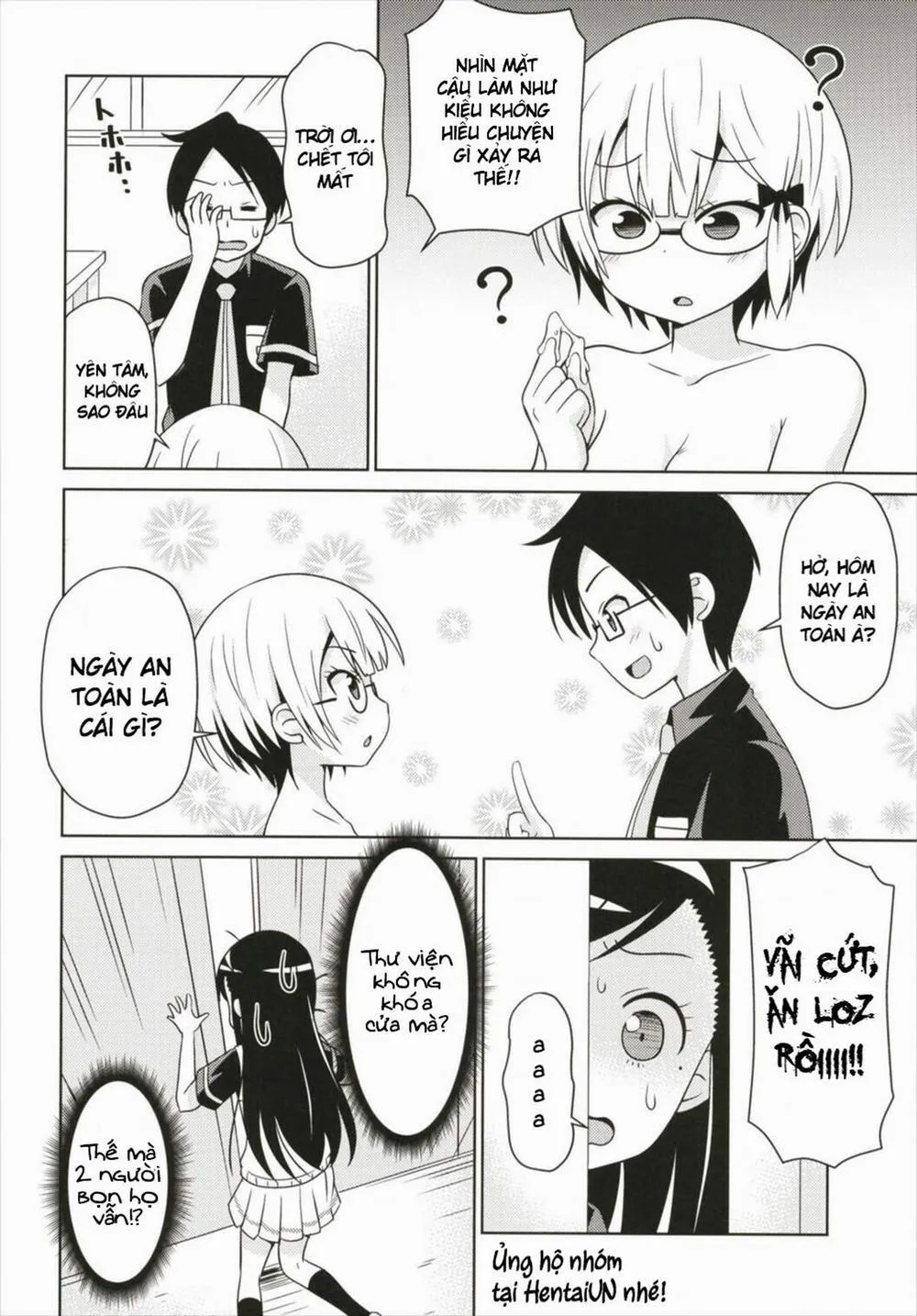 HentaiVN.net - Ảnh 11 - Toshoshitsu de Pon (Bokutachi wa Benkyou ga Dekinai) - Chap 1