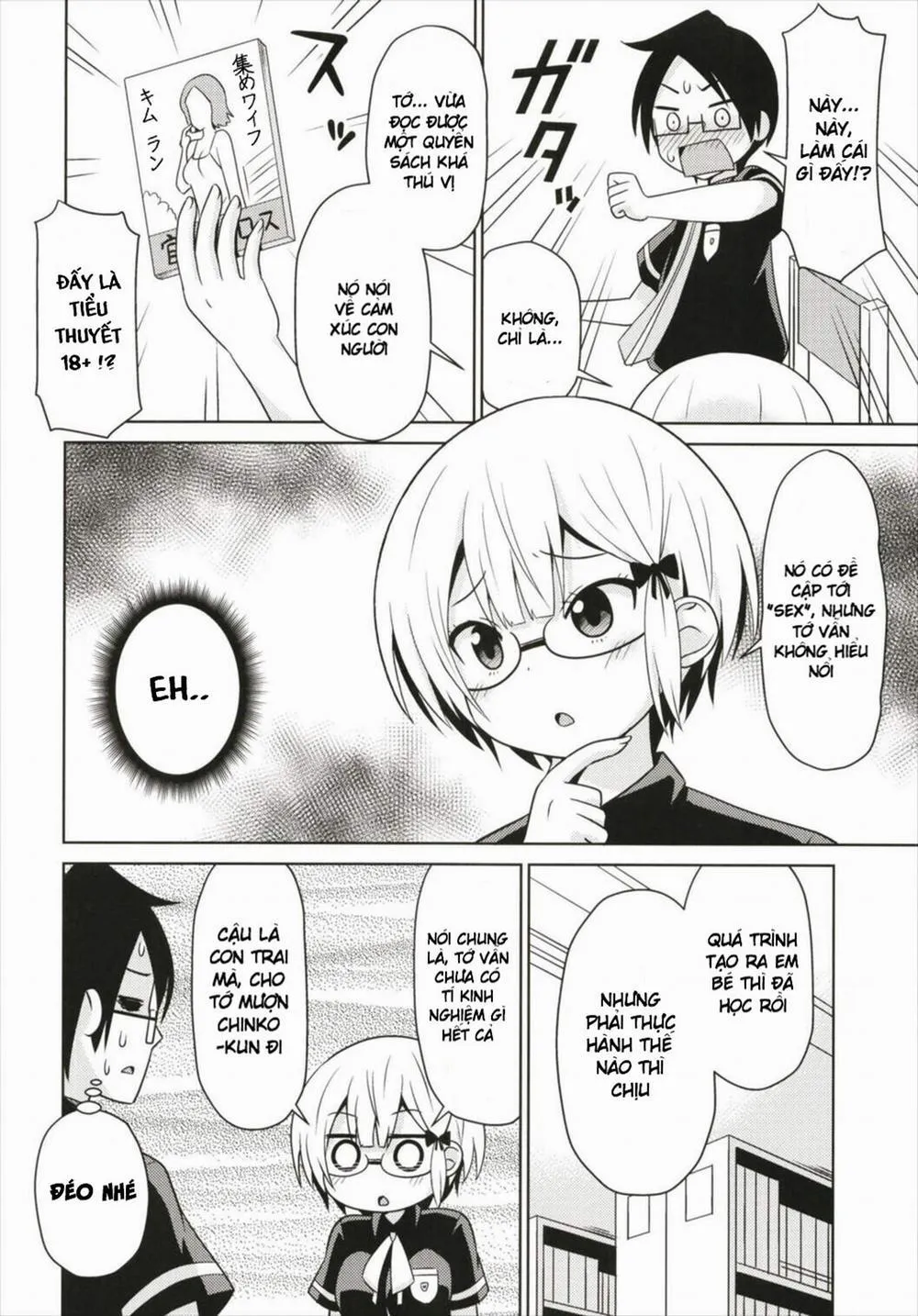 HentaiVN.net - Ảnh 3 - Toshoshitsu de Pon (Bokutachi wa Benkyou ga Dekinai) - Chap 1