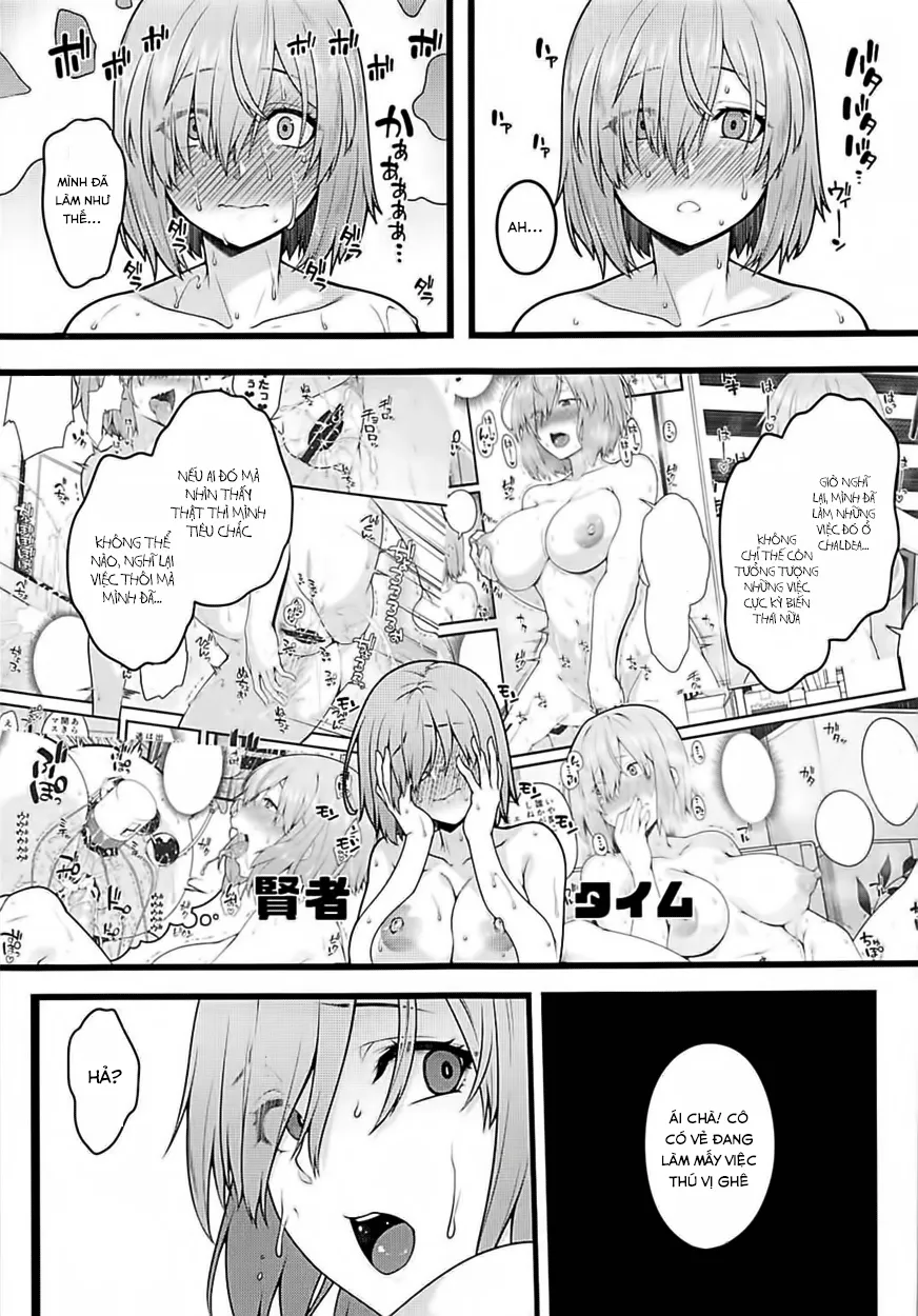 HentaiVN.net - Ảnh 18 - Zenra Roshutsu Haikai Onanie ni Dohamari Shita Hentai Kouhai Mash Kyrielight (Fate/Grand Order) - Chap 1