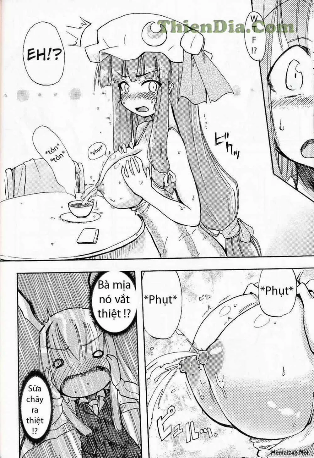 HentaiVN.net - Ảnh 4 - Patchun! Milk (Touhou) - Chap 1