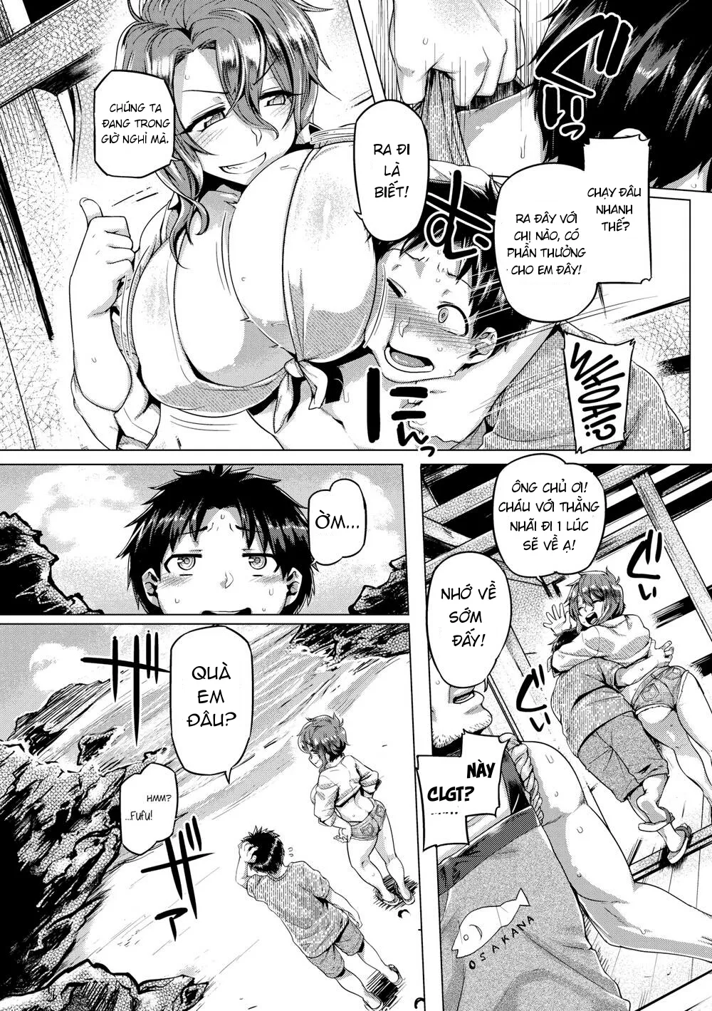 HentaiVN.net - Ảnh 3 - Mùa hè của Misaki-san! [Summer's Misaki-san] - Chap 1