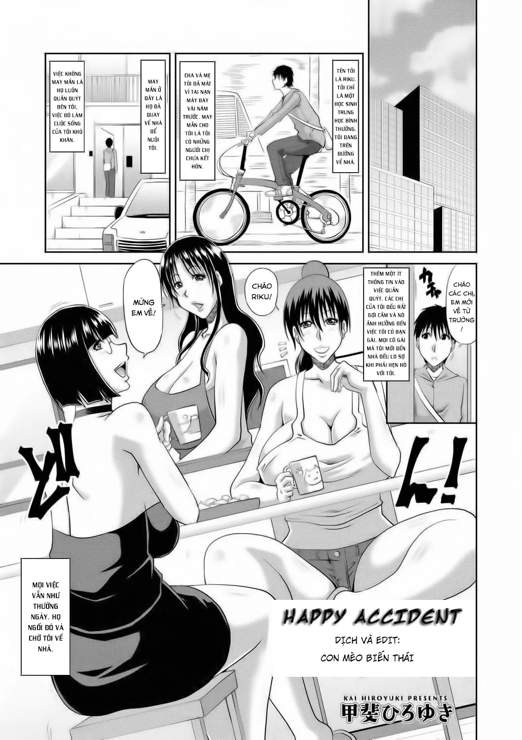 HentaiVN.net - Ảnh 3 - Happy Accident - Chap 1