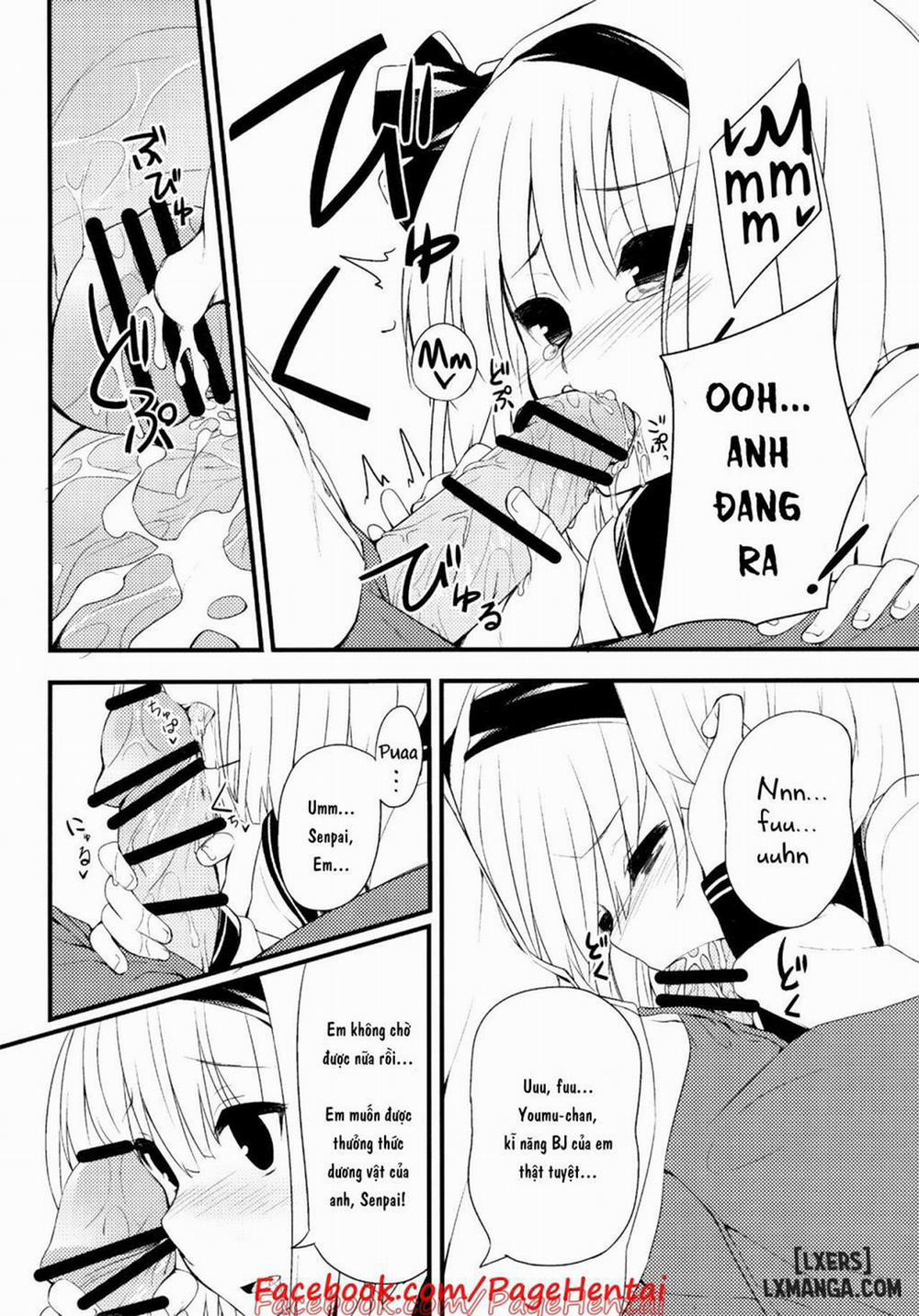 HentaiVN.net - Ảnh 11 - Youmu DAY's -Obenkyouhen- (Touhou) [妖夢DAY's～お勉強編～] - Chap 1