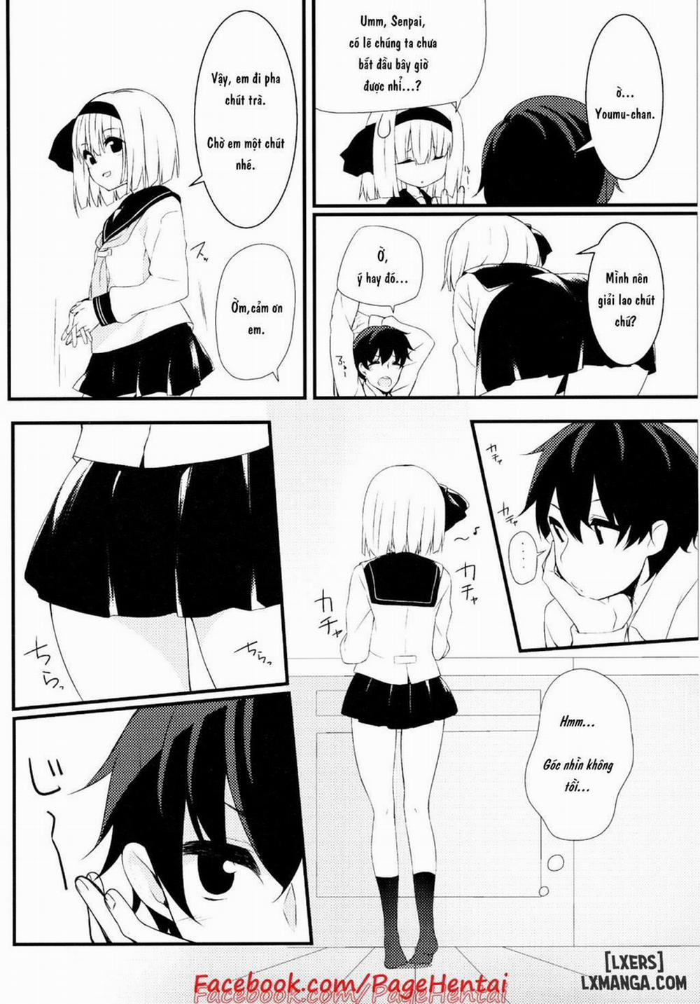 HentaiVN.net - Ảnh 3 - Youmu DAY's -Obenkyouhen- (Touhou) [妖夢DAY's～お勉強編～] - Chap 1