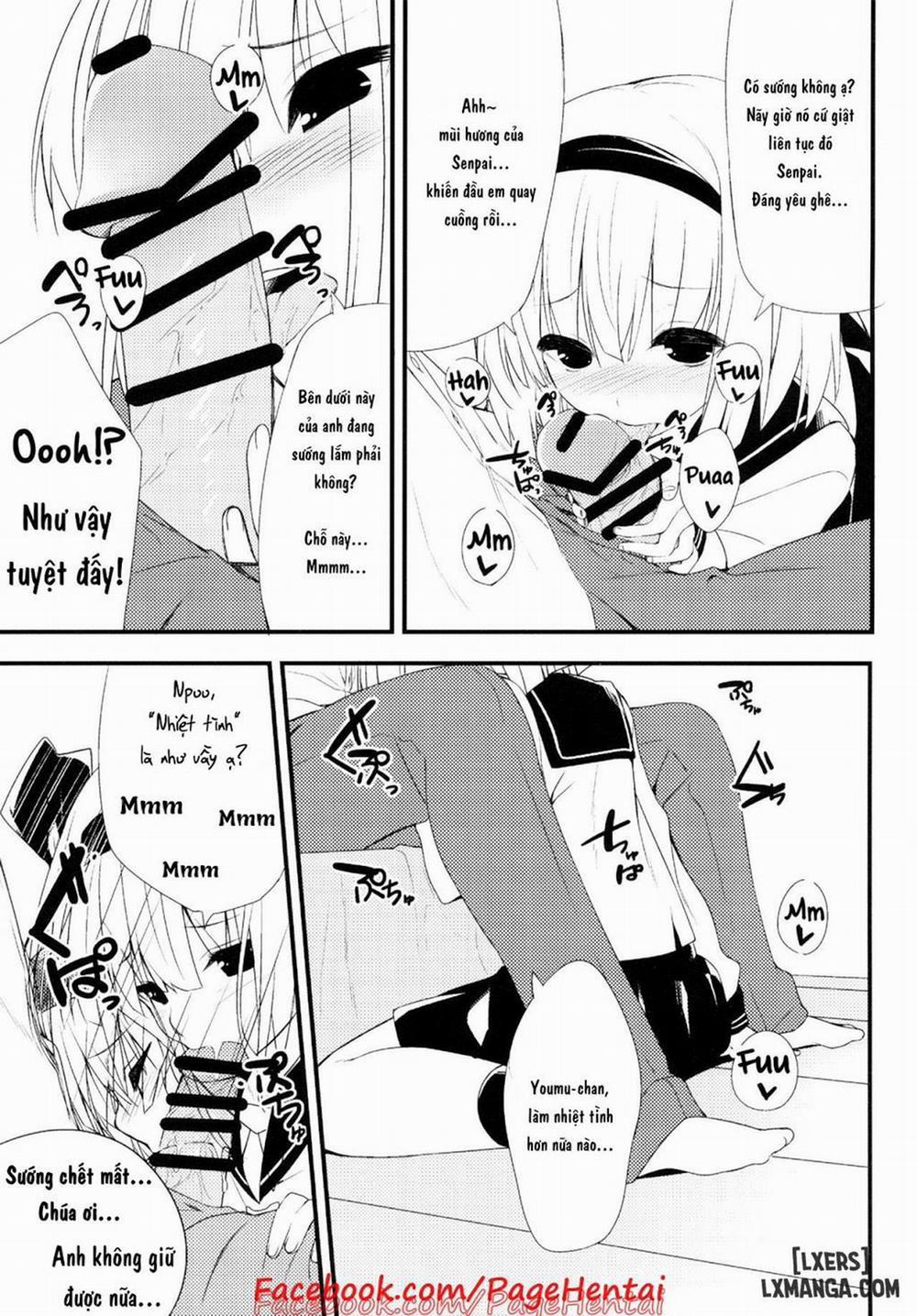 HentaiVN.net - Ảnh 10 - Youmu DAY's -Obenkyouhen- (Touhou) [妖夢DAY's～お勉強編～] - Chap 1