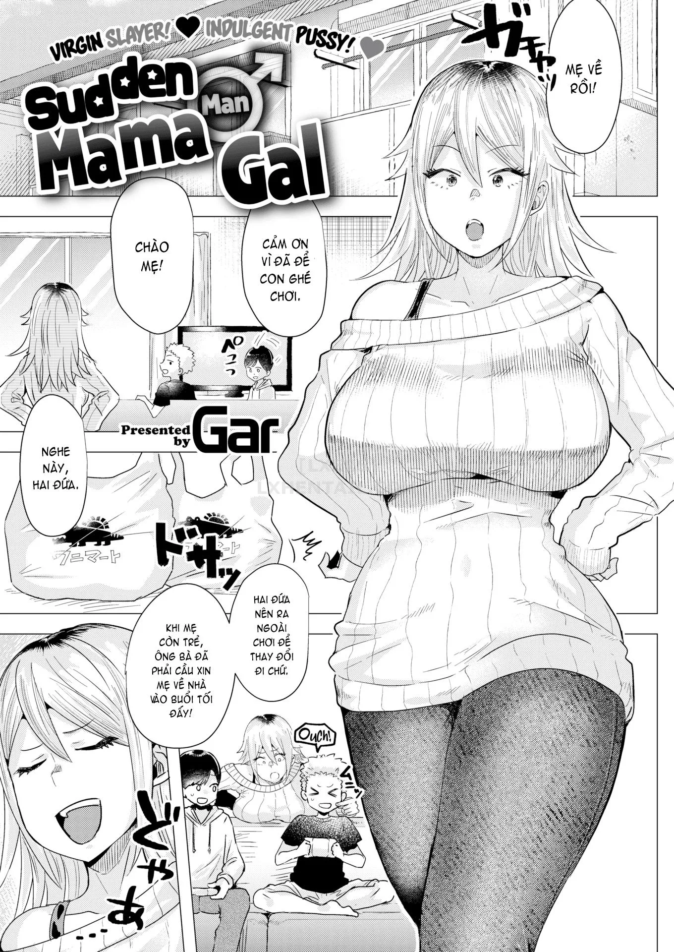 HentaiVN.net - Ảnh 2 - Sudden ♂ Mama Gal - Chap 1