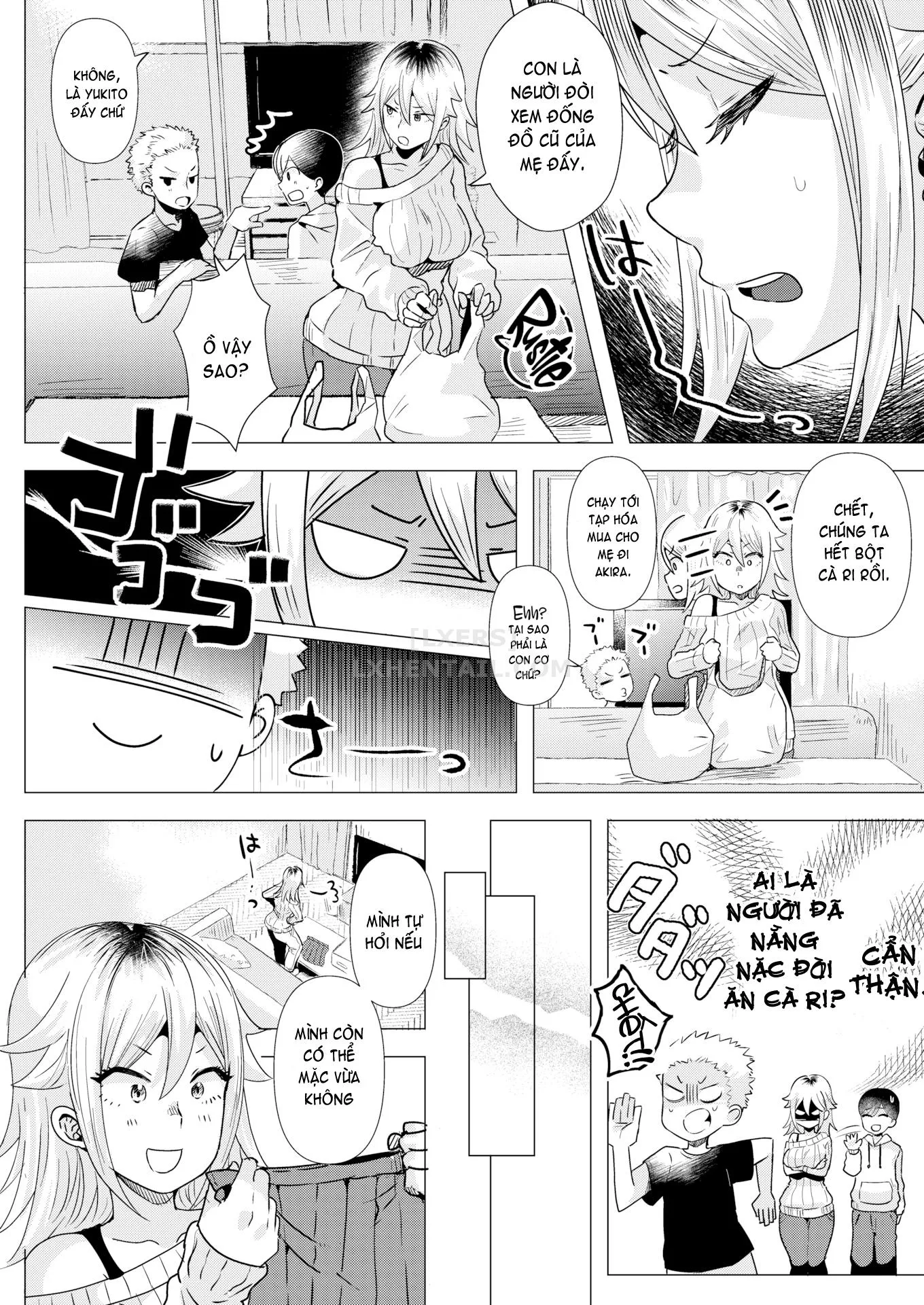 HentaiVN.net - Ảnh 5 - Sudden ♂ Mama Gal - Chap 1