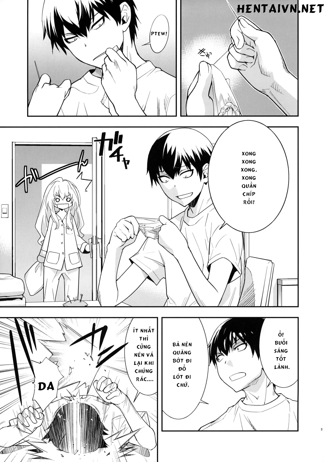 HentaiVN.net - Ảnh 4 - One Day (Toradora!) - Chap 1