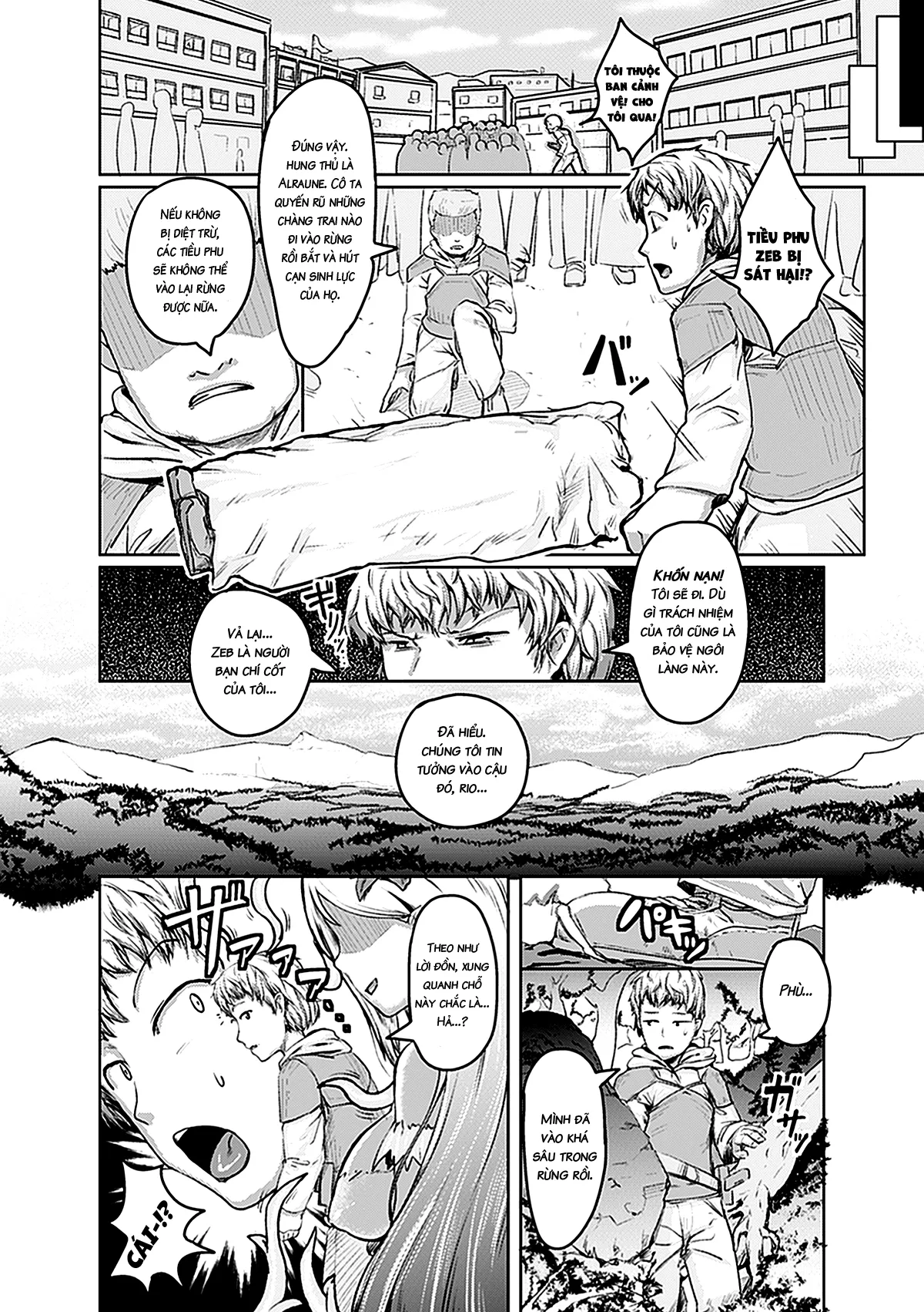 HentaiVN.net - Ảnh 3 - Trở thành con mồi của yêu nữ hoa [Hana ni Ochite] - Chap 1