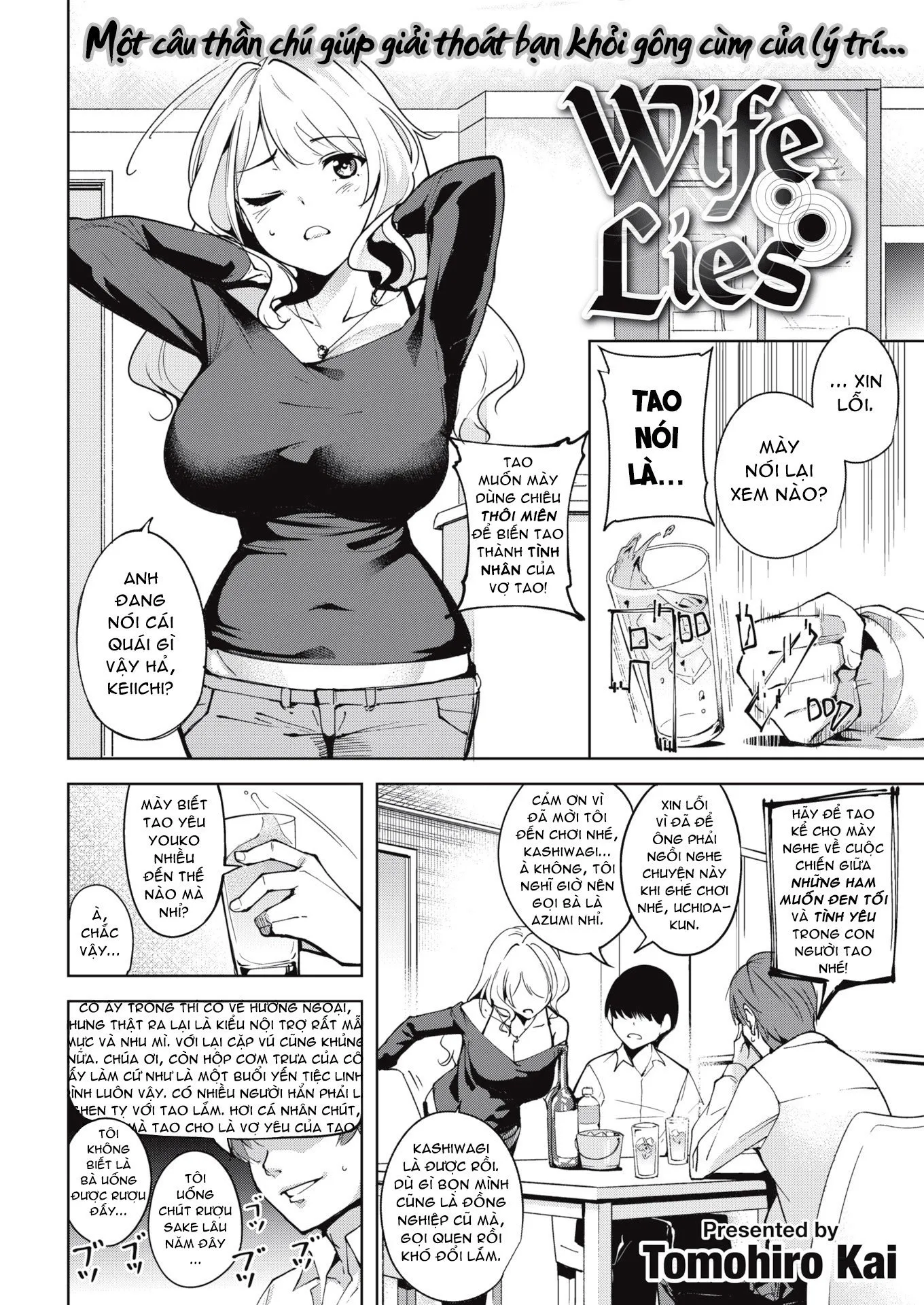 HentaiVN.net - Ảnh 3 - Wife Lies - Chap 1