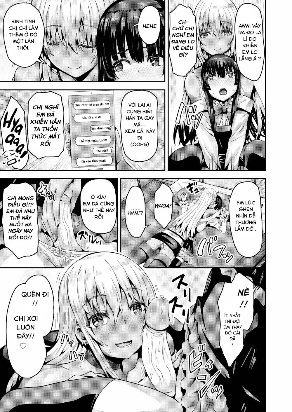 HentaiVN.net - Ảnh 6 - Tonari no Bitch Gal to Josou Shounen [The Slutty Kogal Next Door & The Boy in Drag] - Chap 1