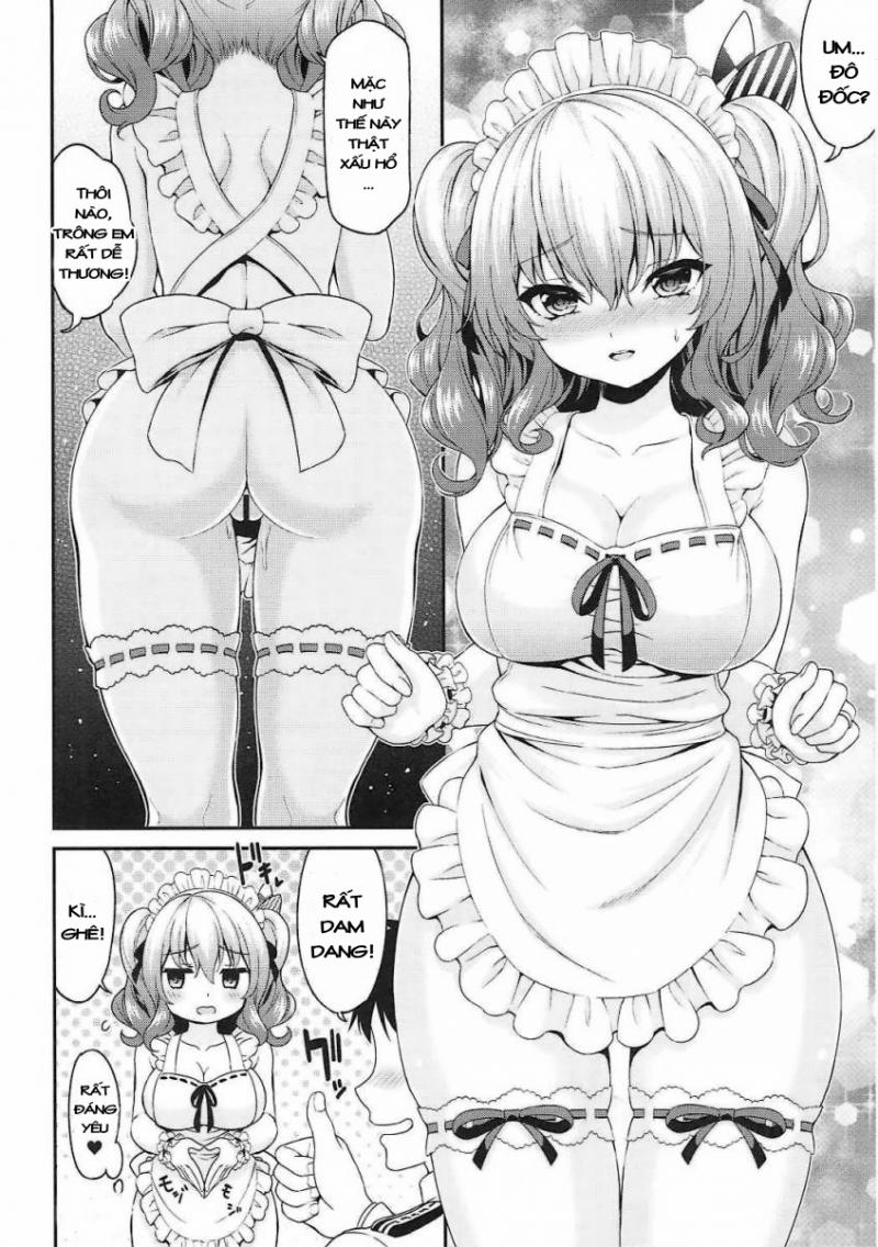 HentaiVN.net - Ảnh 7 - Kashima-chan's nude apron (Kantai Collection) [Kashima-chan no Hadaka Apron] - Chap 1