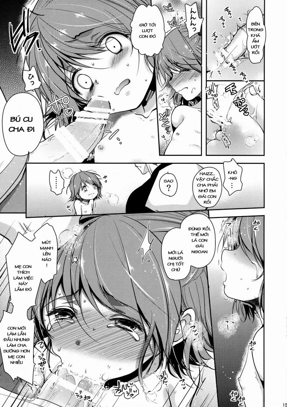 HentaiVN.net - Ảnh 13 - [Loli] Hinkon Lolita DQN Haha to Youfu no Ikenie Hen - Chap 1