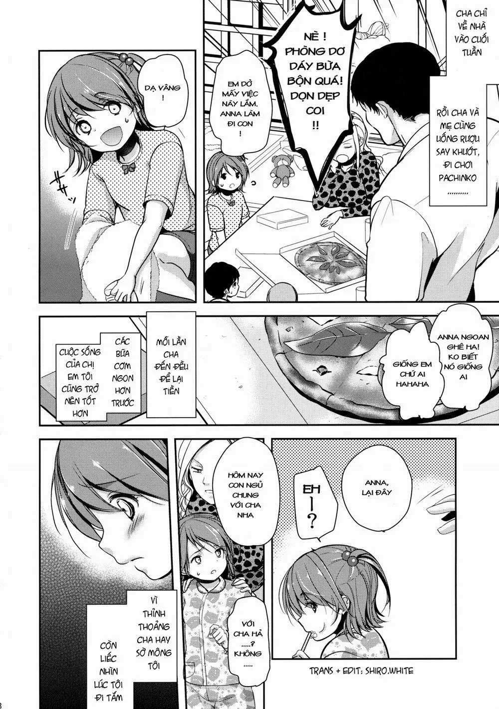 HentaiVN.net - Ảnh 6 - [Loli] Hinkon Lolita DQN Haha to Youfu no Ikenie Hen - Chap 1