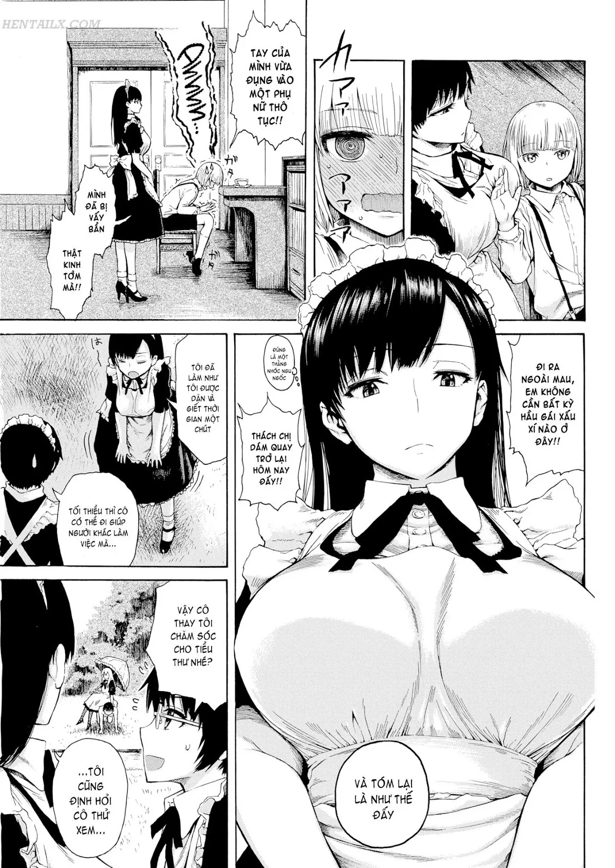 HentaiVN.net - Ảnh 4 - My Master Is a Naughty Brat - Chap 1