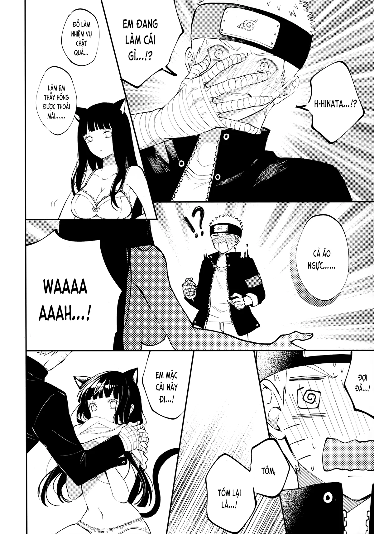 HentaiVN.net - Ảnh 13 - Mèo con yêu dấu của anh (Naruto) [My Sweet Little Kitty (NARUTO -ナルト-)] - Chap 1