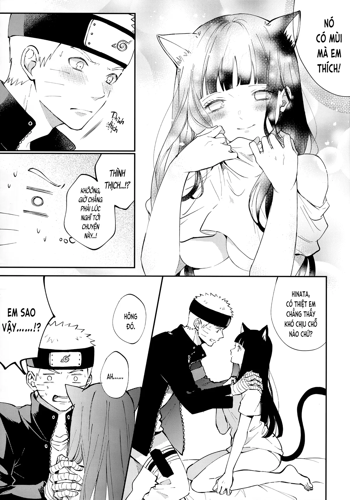 HentaiVN.net - Ảnh 14 - Mèo con yêu dấu của anh (Naruto) [My Sweet Little Kitty (NARUTO -ナルト-)] - Chap 1
