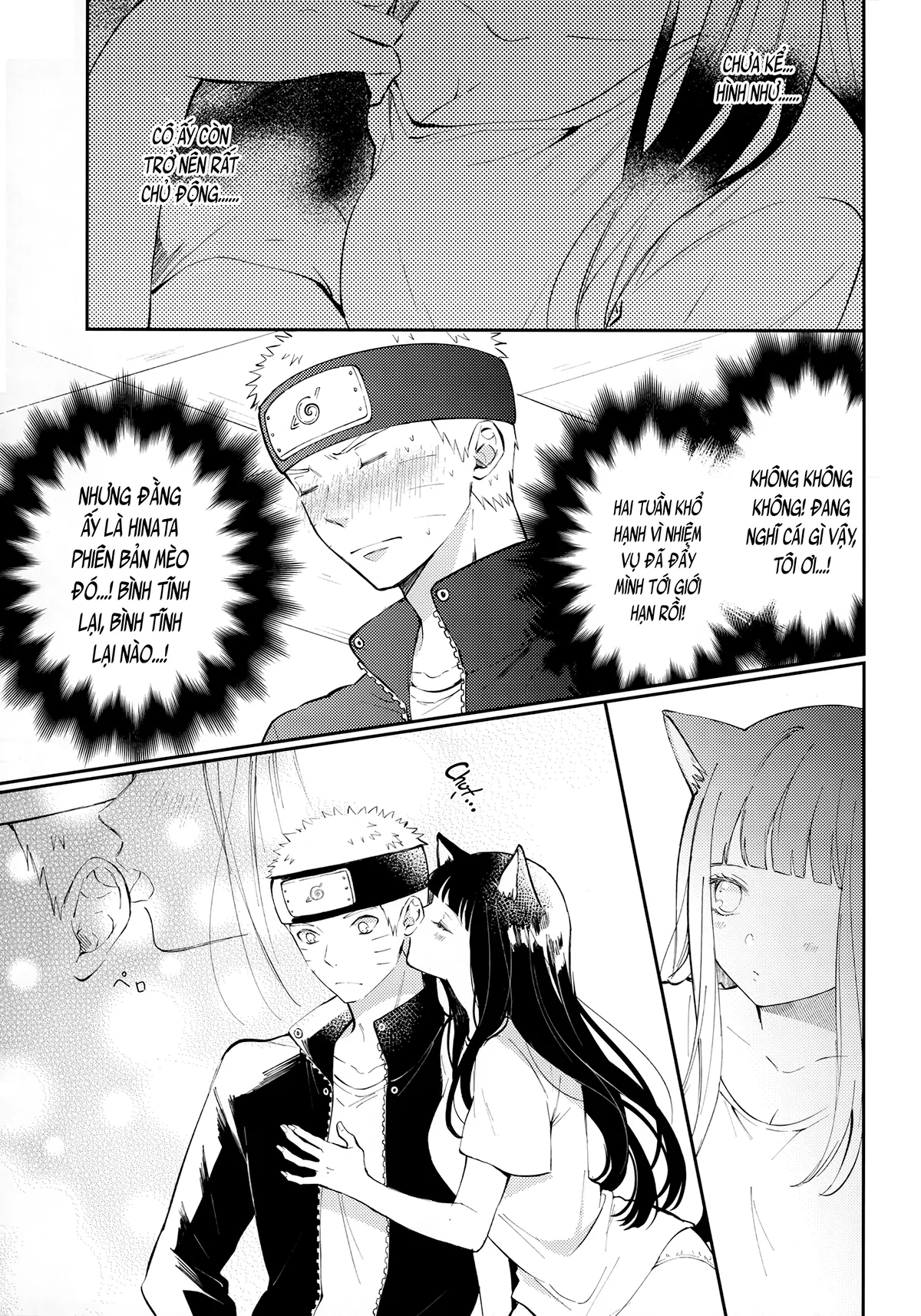 HentaiVN.net - Ảnh 16 - Mèo con yêu dấu của anh (Naruto) [My Sweet Little Kitty (NARUTO -ナルト-)] - Chap 1