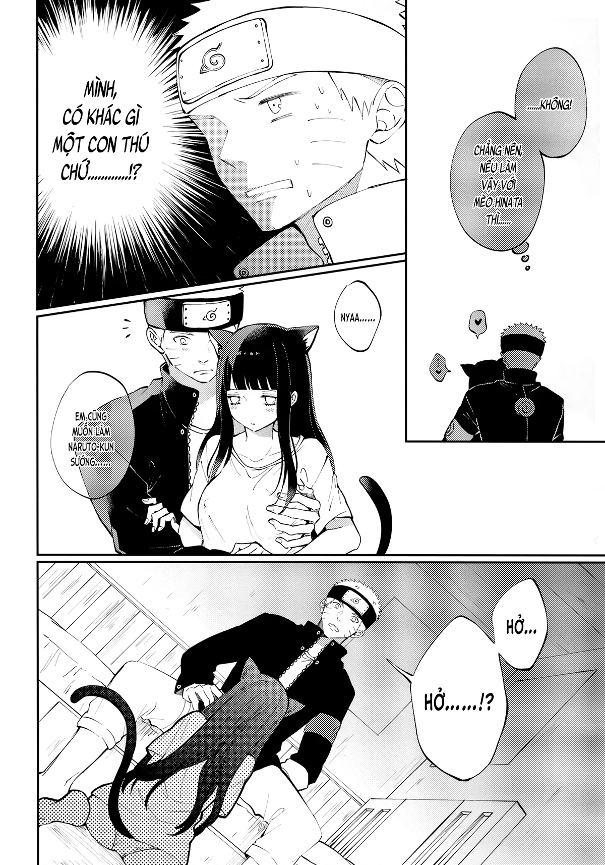 HentaiVN.net - Ảnh 19 - Mèo con yêu dấu của anh (Naruto) [My Sweet Little Kitty (NARUTO -ナルト-)] - Chap 1