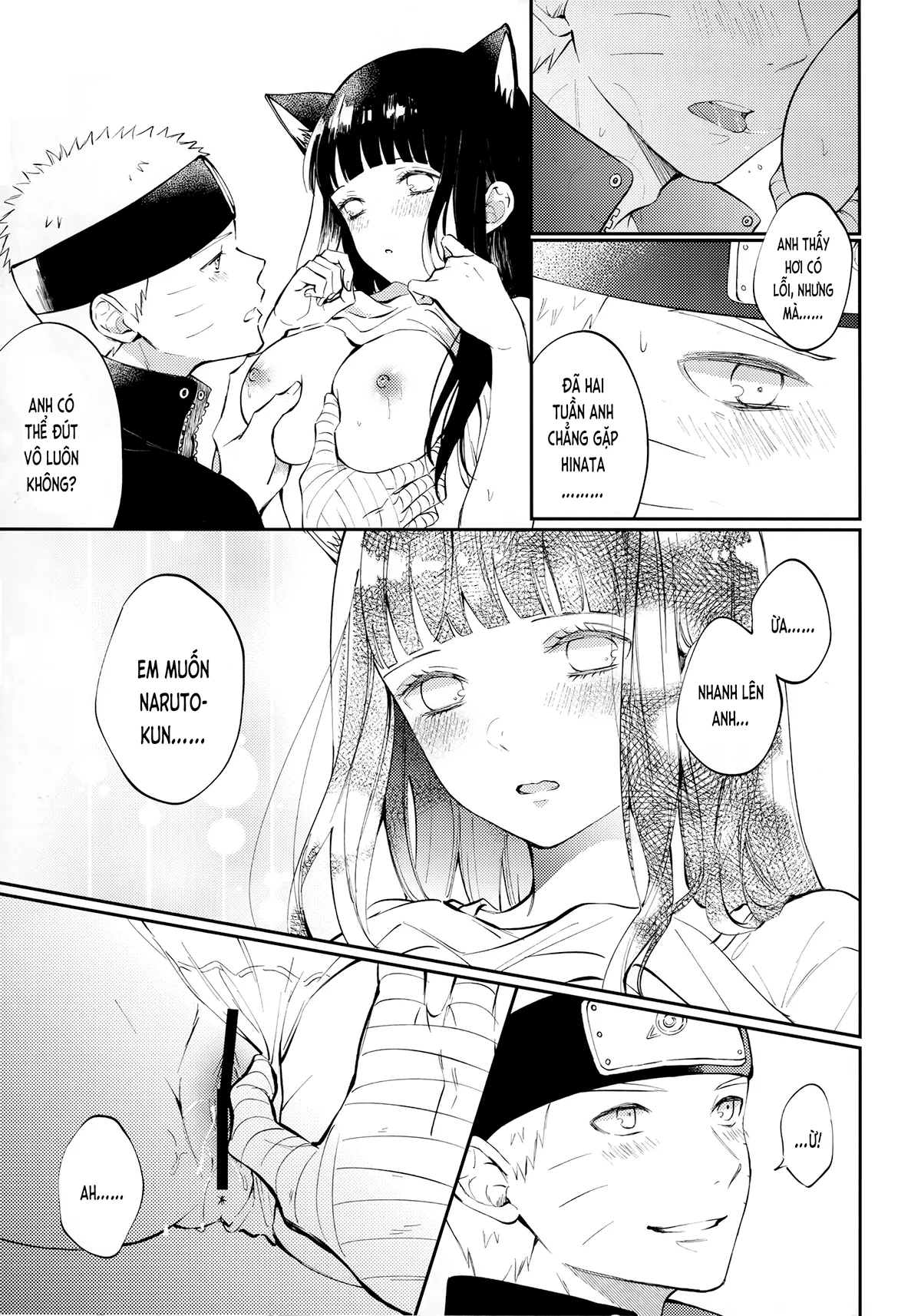 HentaiVN.net - Ảnh 4 - Mèo con yêu dấu của anh (Naruto) [My Sweet Little Kitty (NARUTO -ナルト-)] - Chap 2