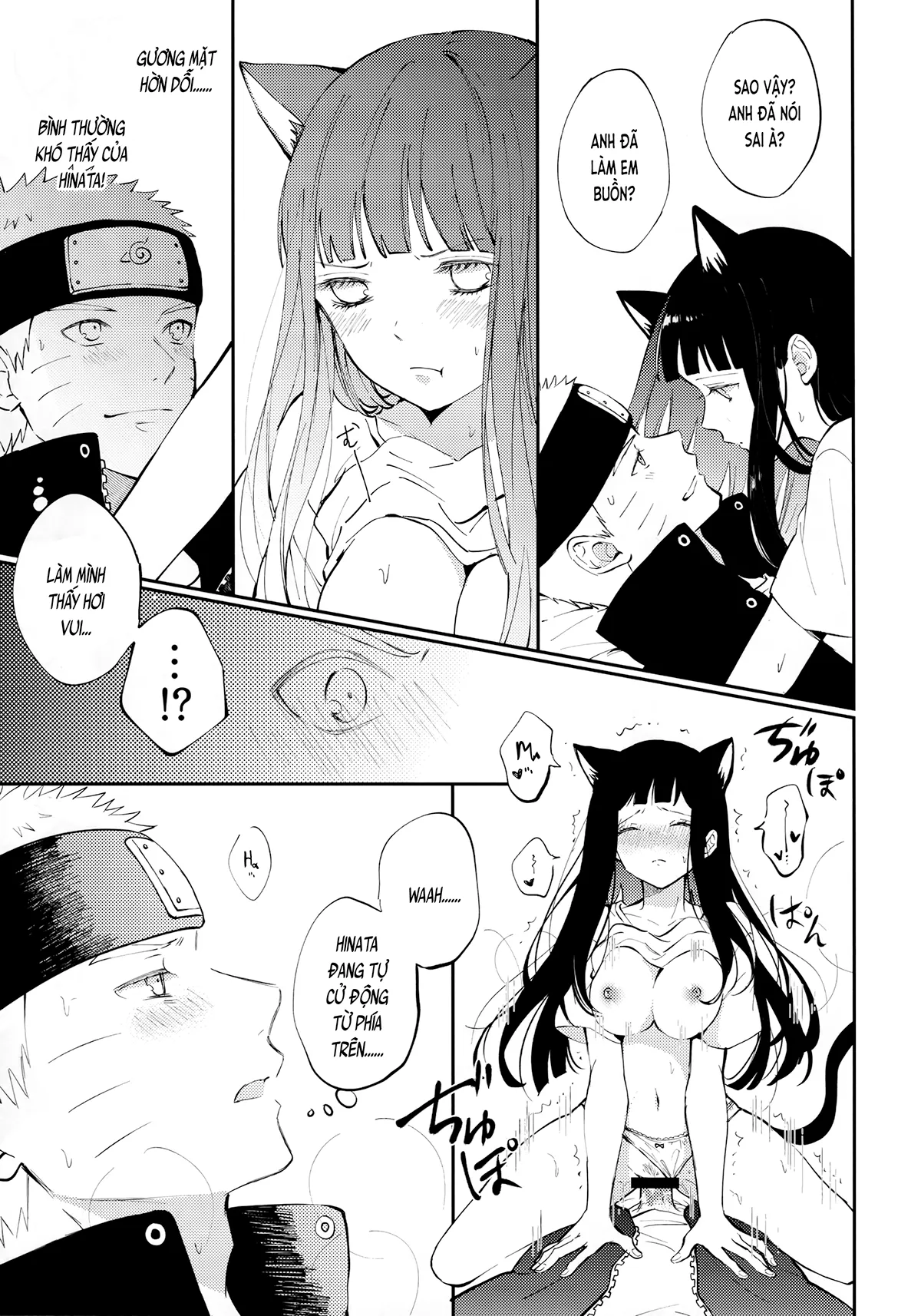 HentaiVN.net - Ảnh 8 - Mèo con yêu dấu của anh (Naruto) [My Sweet Little Kitty (NARUTO -ナルト-)] - Chap 2