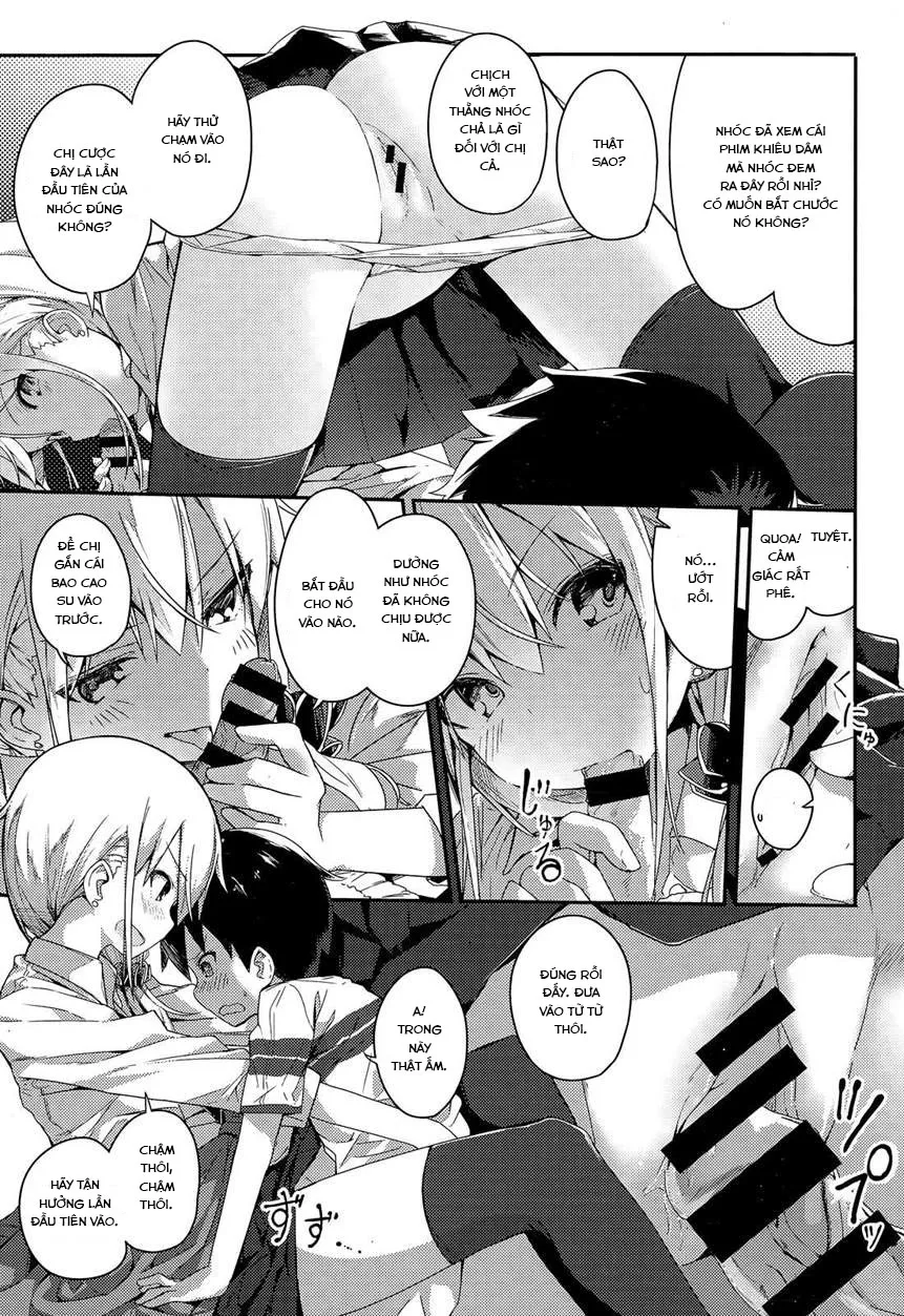 HentaiVN.net - Ảnh 10 - Gyaru to Kuso Gaki - Chap 1