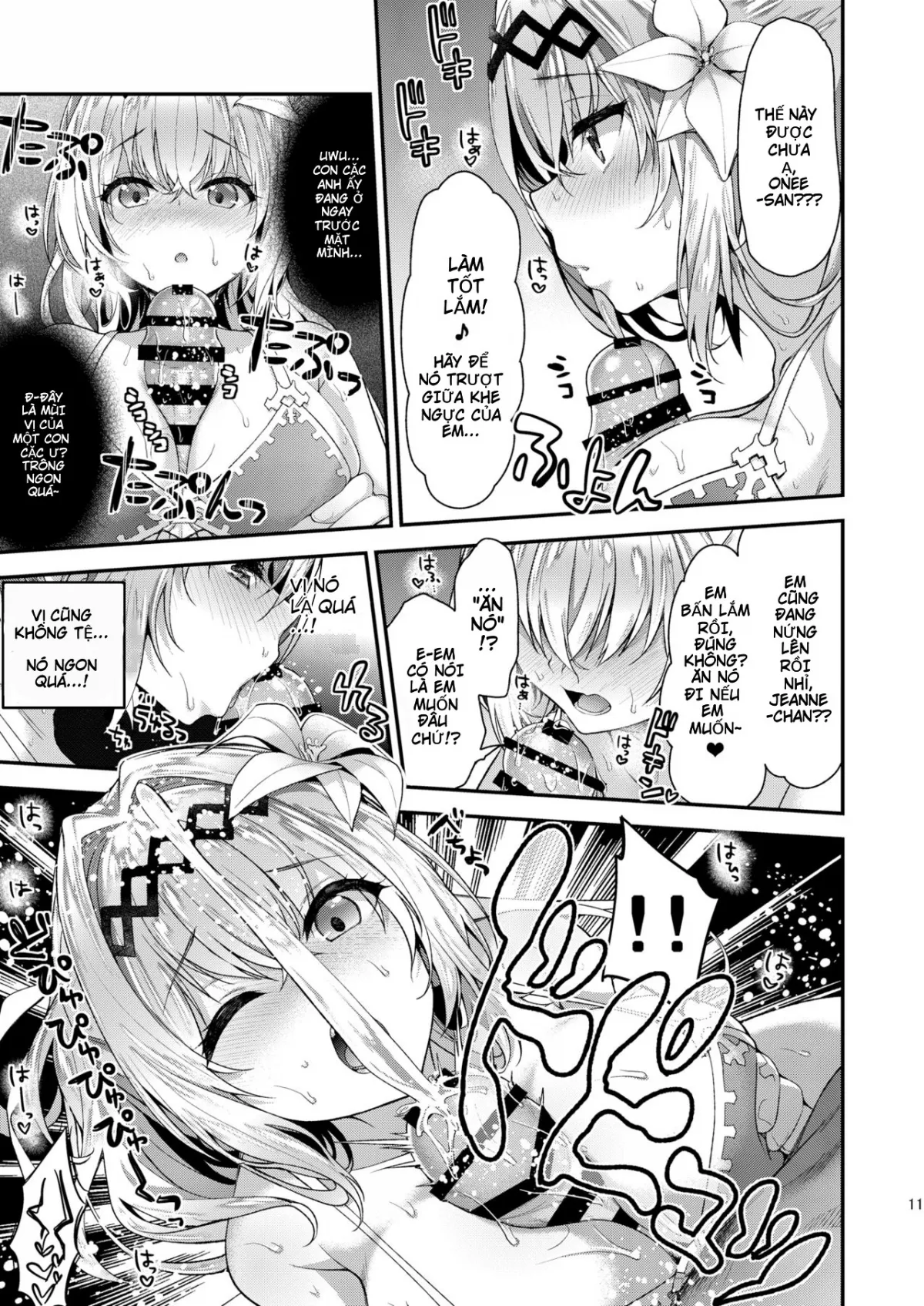 HentaiVN.net - Ảnh 9 - Kỳ nghỉ hè sôi động của Jeanne và Narmaya (Granblue Fantasy) [Narmaya & Jeanne to Dokidoki Summer Vacation] - Chap 1