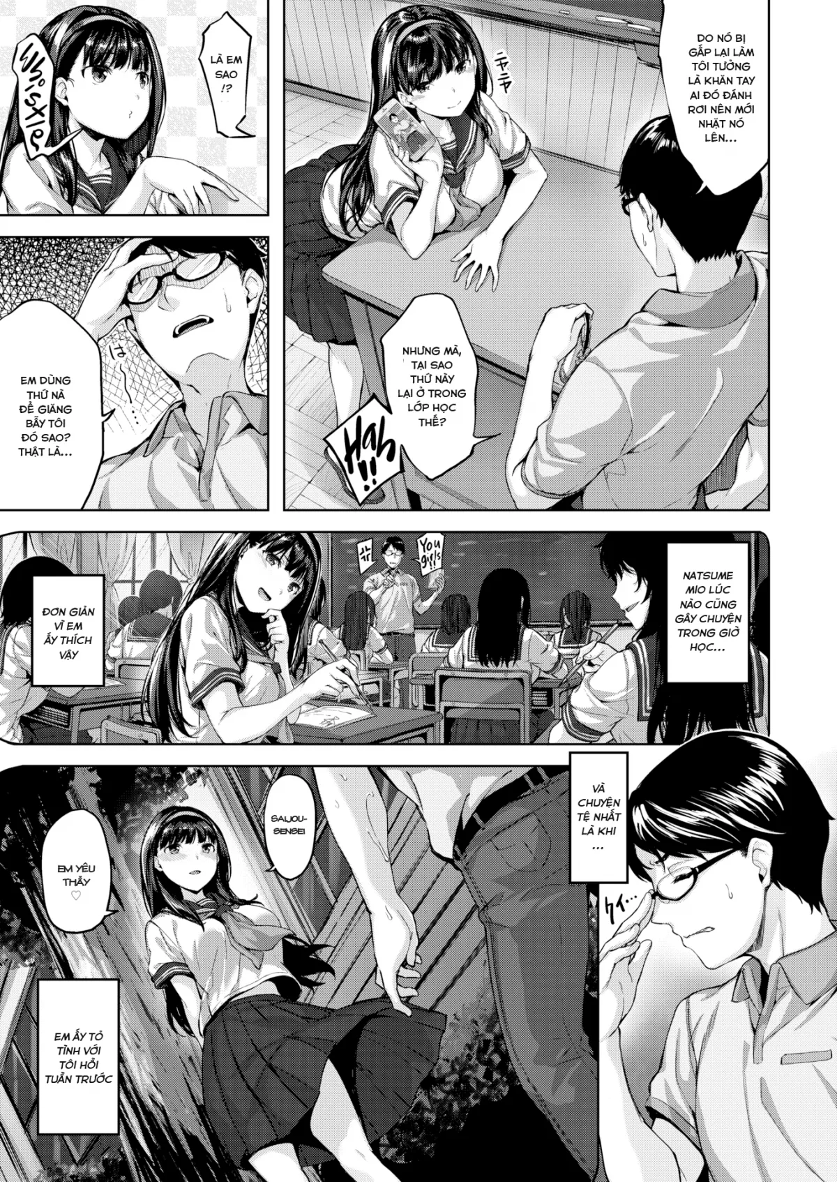 HentaiVN.net - Ảnh 5 - Học trò tui thèm cá... [Bewitching Classroom] - Chap 1