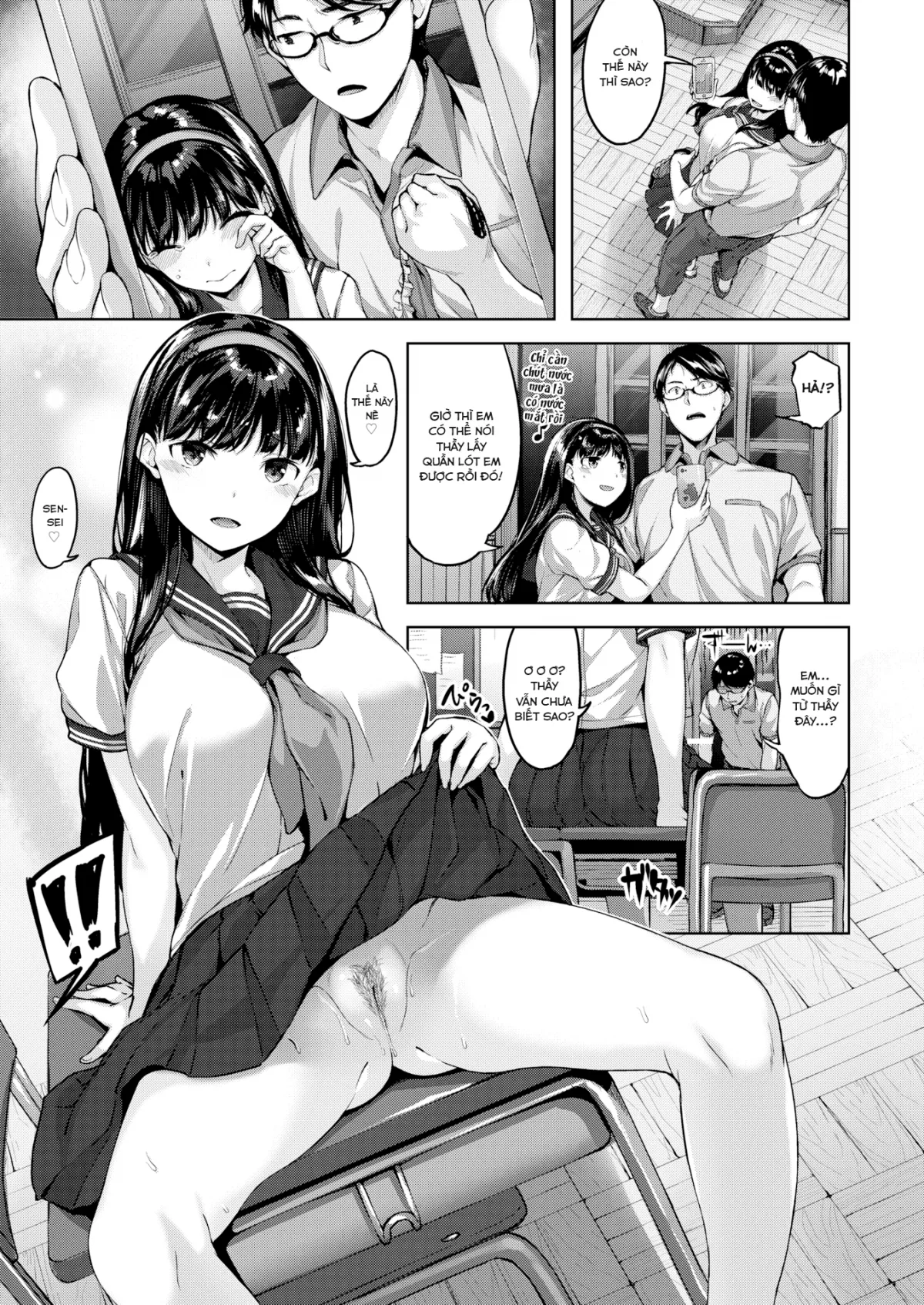 HentaiVN.net - Ảnh 7 - Học trò tui thèm cá... [Bewitching Classroom] - Chap 1