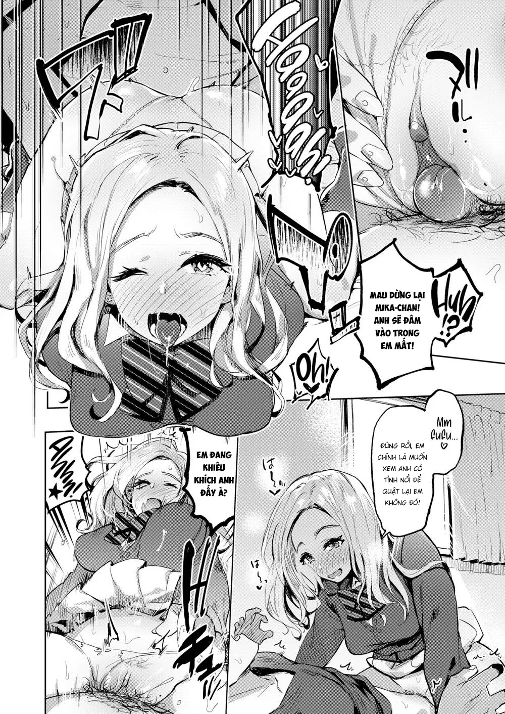 HentaiVN.net - Ảnh 5 - Cô bạn gái Gal siêu cấp đáng yêu [Kogal Girlfriend] - Chap 1