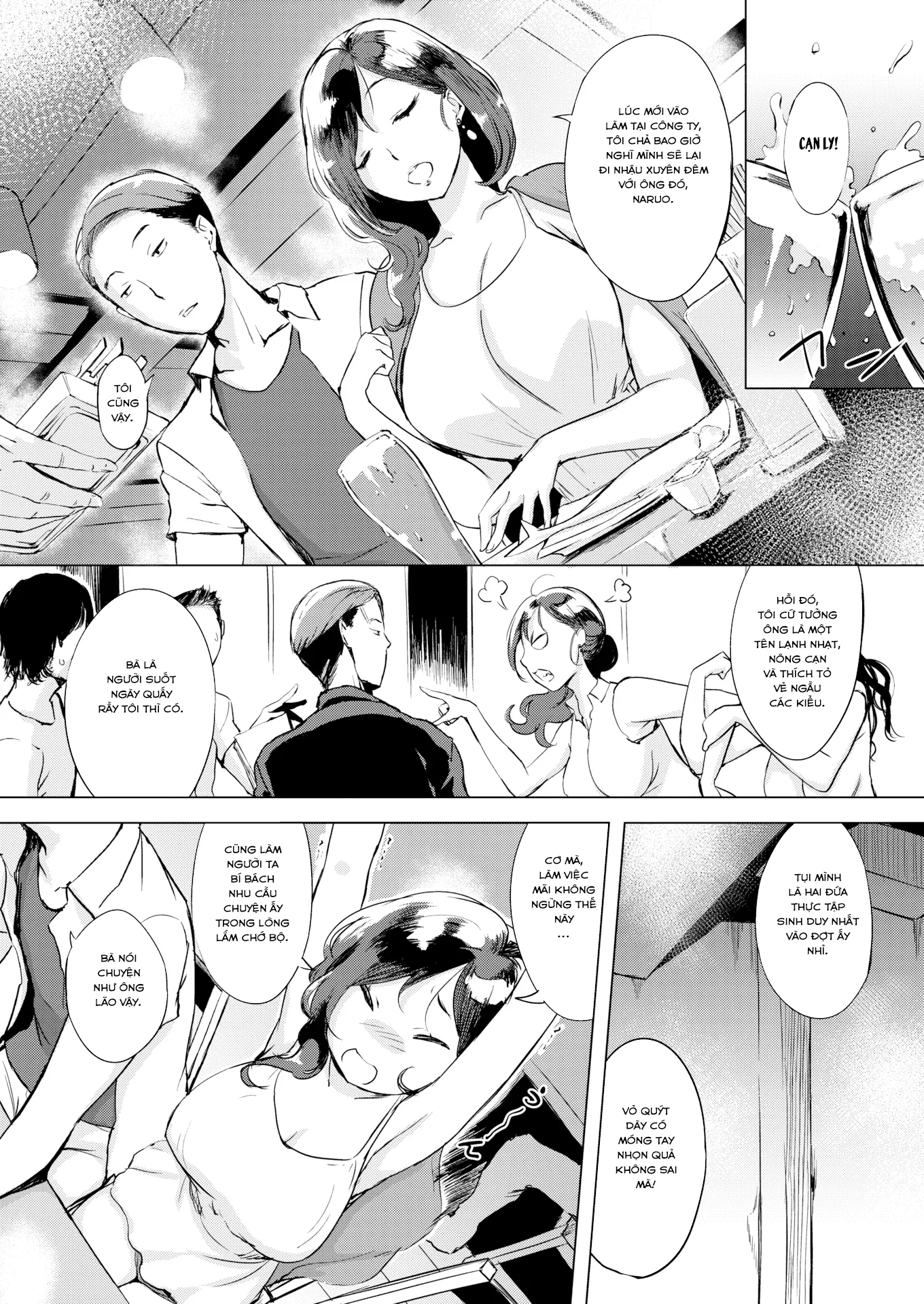 HentaiVN.net - Ảnh 3 - Mượn Rượu Đụ Thư Thái Em Đồng Nghiệp Dâm Đãng! [Irritation Time] - Chap 2