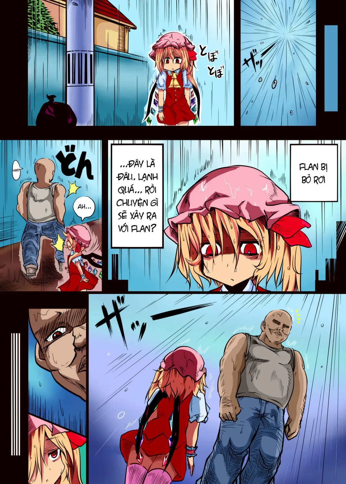 HentaiVN.net - Ảnh 7 - The Flandre Getting Beaten Up And Raped By a Fat Man Book (Touhou Project) [Flandre ga Debu Otoko ni Okasare te Bokkoboko ni sareru Hon] - Chap 1