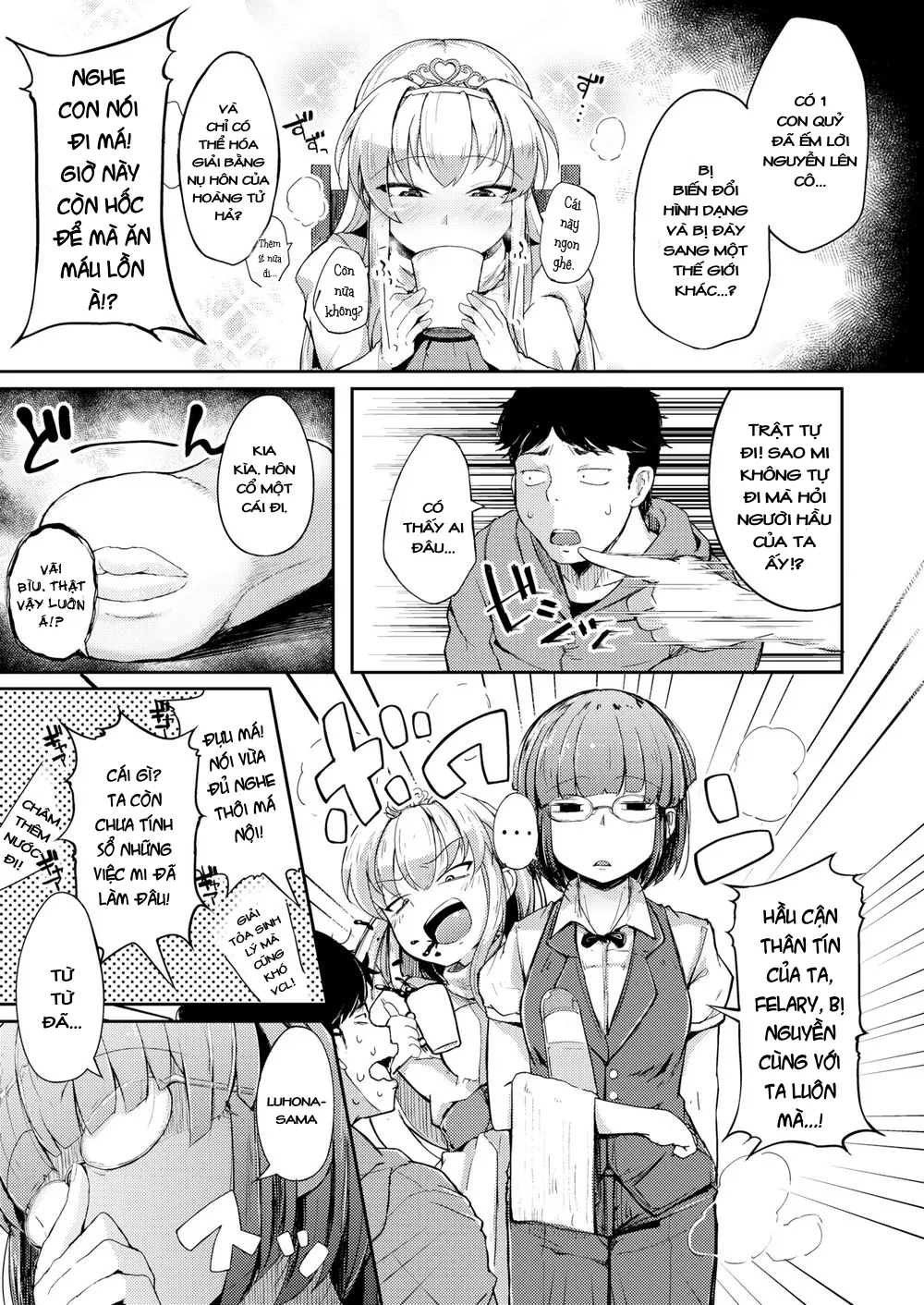 HentaiVN.net - Ảnh 4 - Cock Sleeve Princess - Chap 1