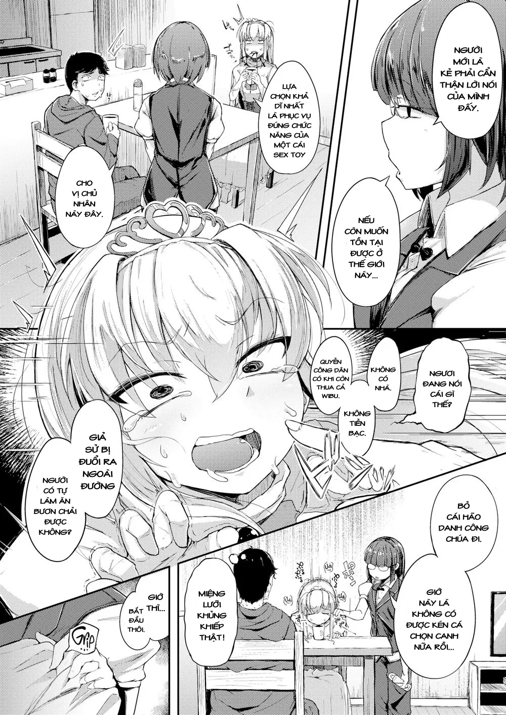 HentaiVN.net - Ảnh 5 - Cock Sleeve Princess - Chap 1