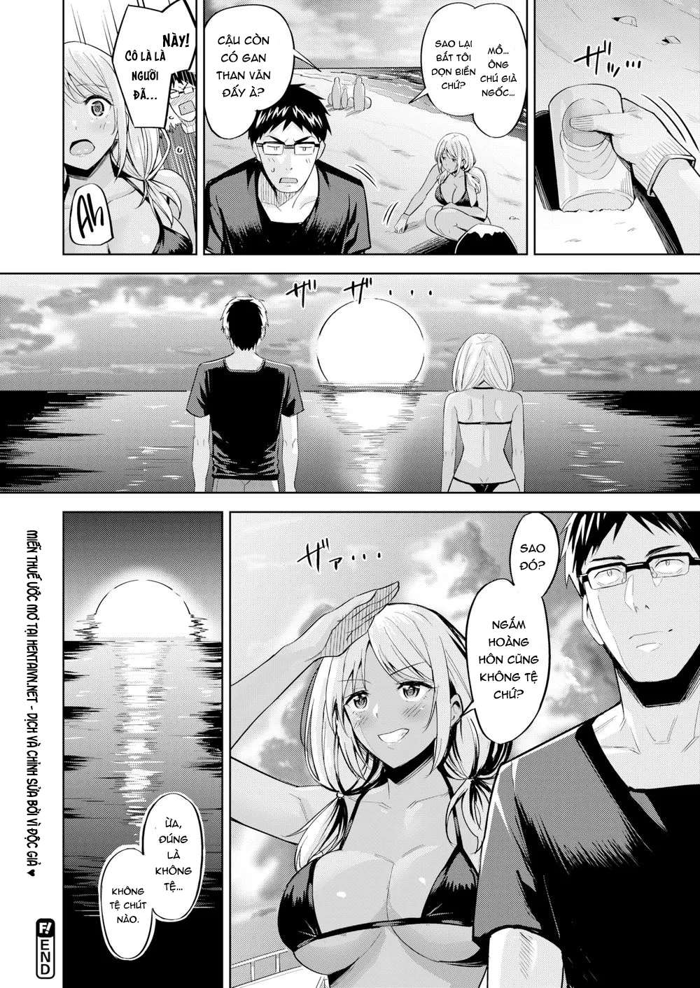 HentaiVN.net - Ảnh 19 - Đụ Thư Thái Em Gái Xinh Bên Bờ Biển! [Seaside Happening] - Chap 1