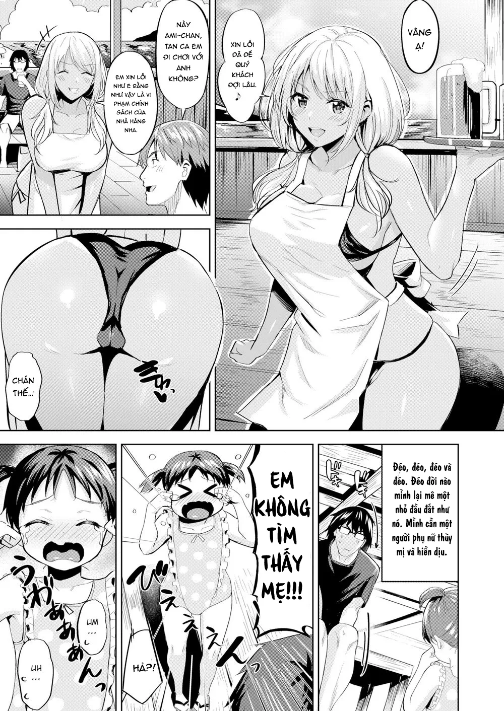 HentaiVN.net - Ảnh 4 - Đụ Thư Thái Em Gái Xinh Bên Bờ Biển! [Seaside Happening] - Chap 1