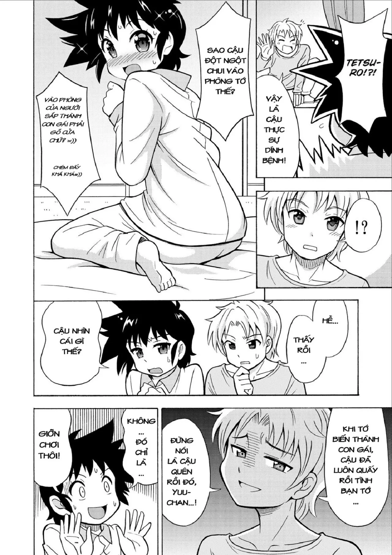 HentaiVN.net - Ảnh 9 - Nyotaika Influence - Chap 1