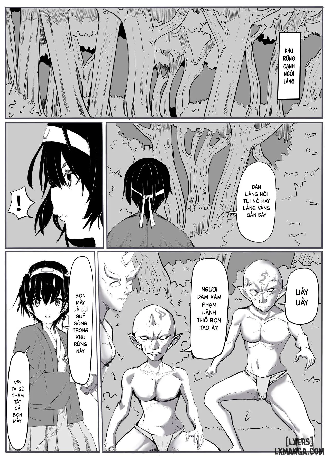 HentaiVN.net - Ảnh 6 - Onigari [Demon Hunter; 鬼狩り] - Chap 2