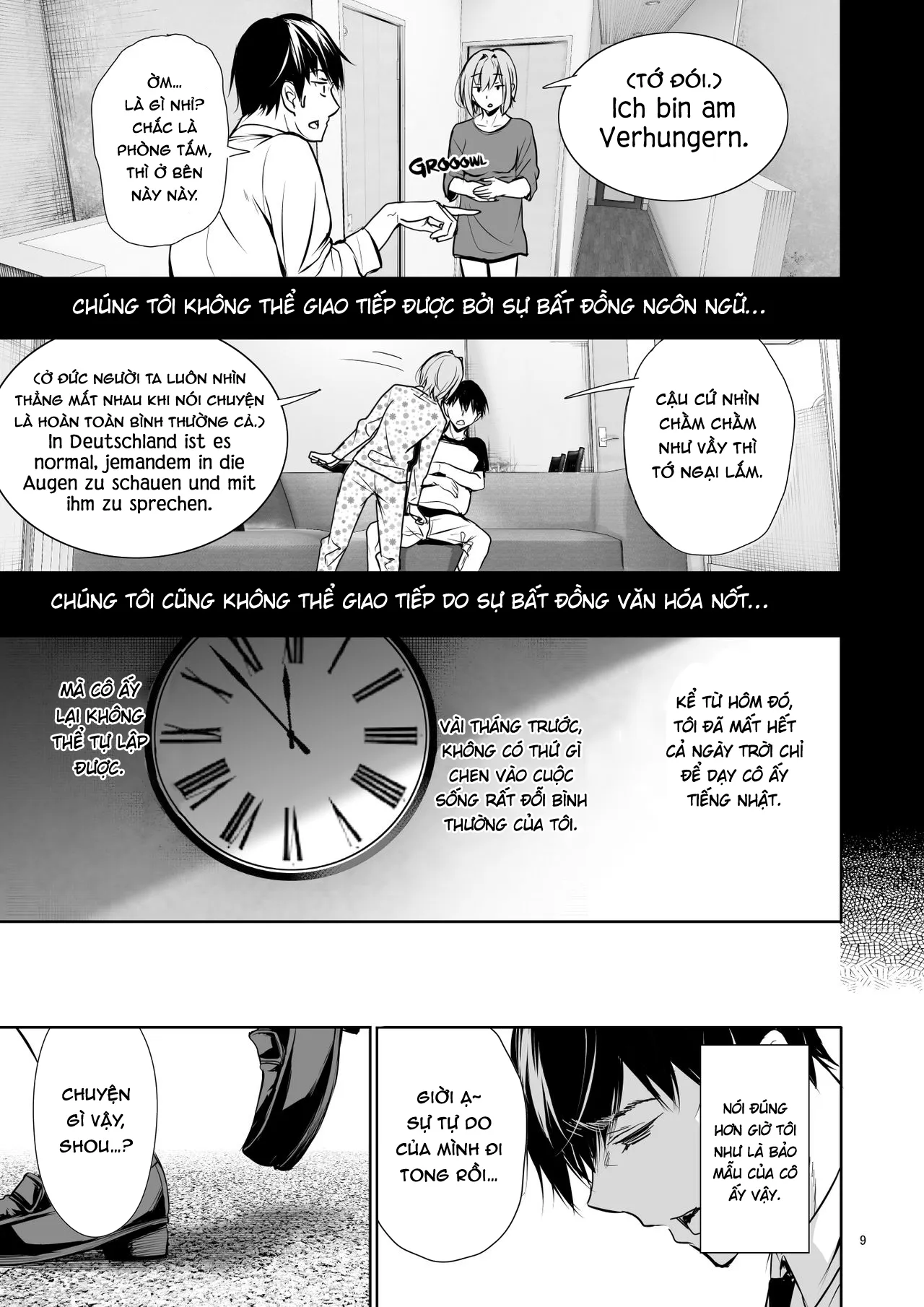 HentaiVN.net - Ảnh 10 - Homestay-chu no Doitsu Musume ga Issho ni Furo ni Haitte Kuru Wake [The Reason Why a German Girl Takes a Bath Together With Me on Her Homestay] - Chap 1
