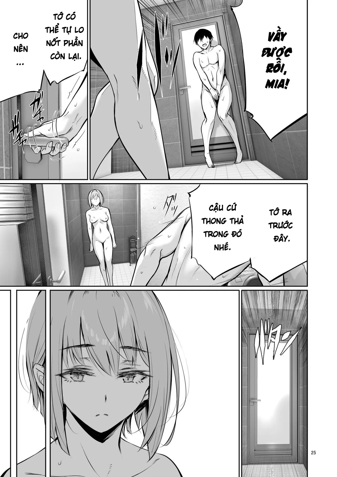 HentaiVN.net - Ảnh 26 - Homestay-chu no Doitsu Musume ga Issho ni Furo ni Haitte Kuru Wake [The Reason Why a German Girl Takes a Bath Together With Me on Her Homestay] - Chap 1
