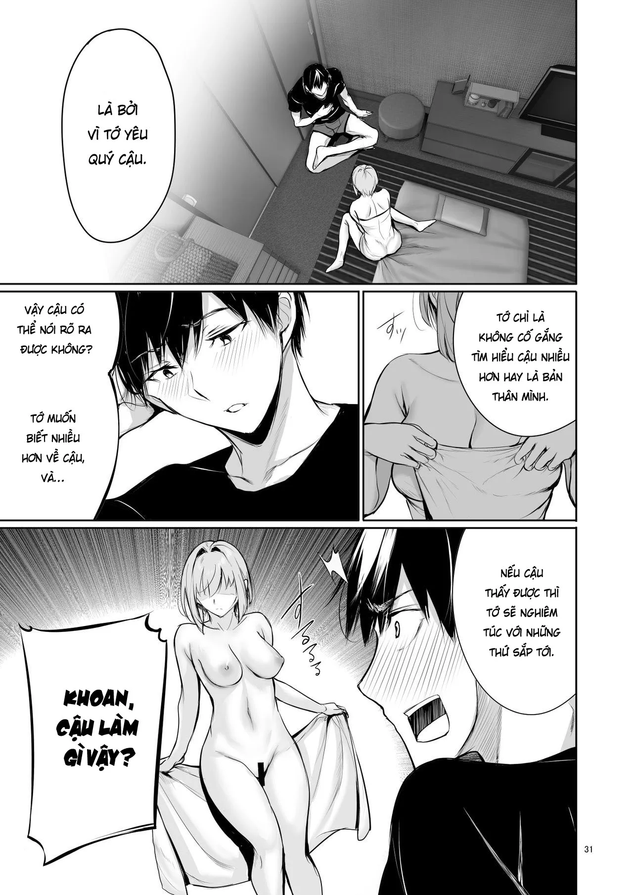 HentaiVN.net - Ảnh 32 - Homestay-chu no Doitsu Musume ga Issho ni Furo ni Haitte Kuru Wake [The Reason Why a German Girl Takes a Bath Together With Me on Her Homestay] - Chap 1