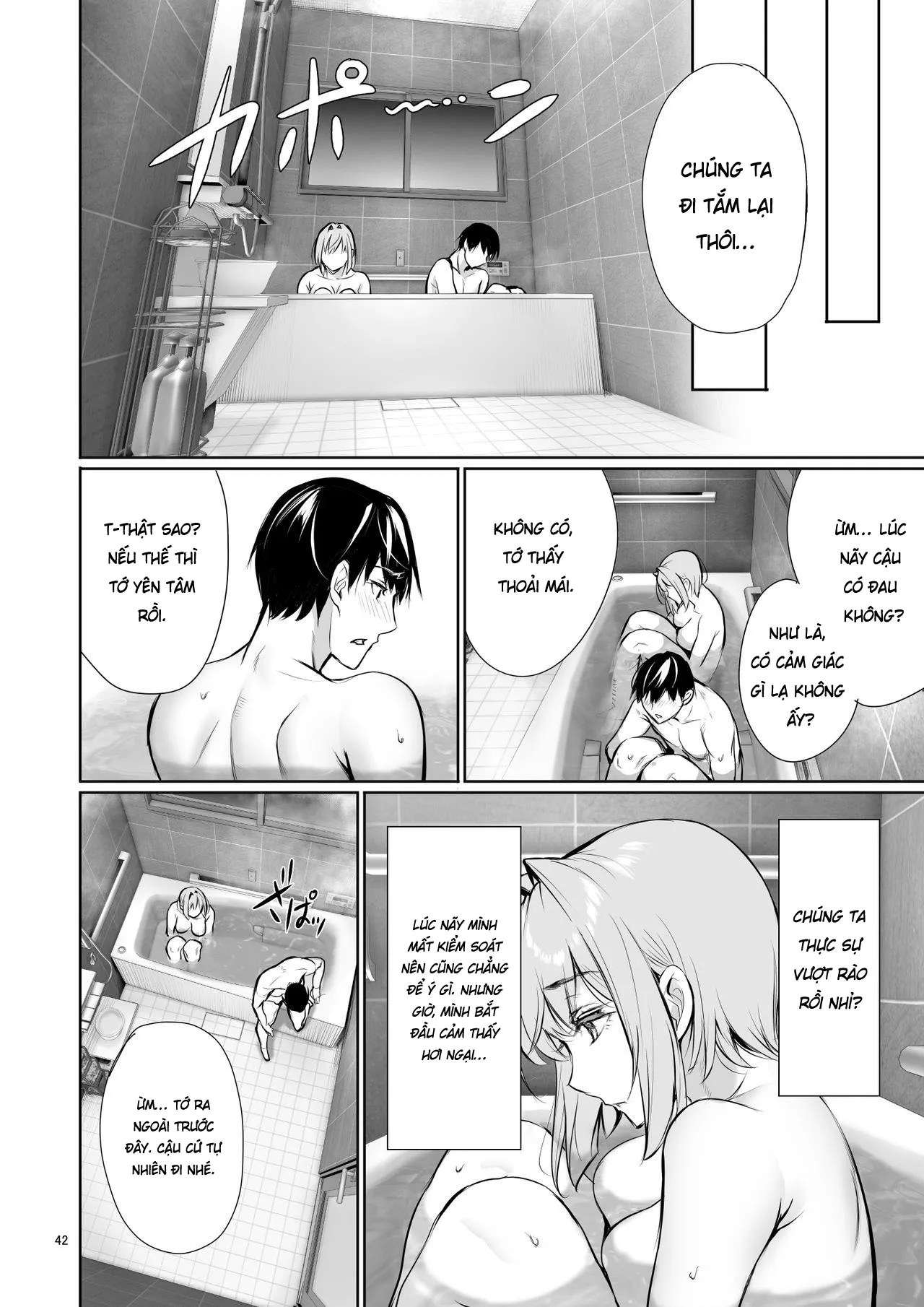HentaiVN.net - Ảnh 43 - Homestay-chu no Doitsu Musume ga Issho ni Furo ni Haitte Kuru Wake [The Reason Why a German Girl Takes a Bath Together With Me on Her Homestay] - Chap 1