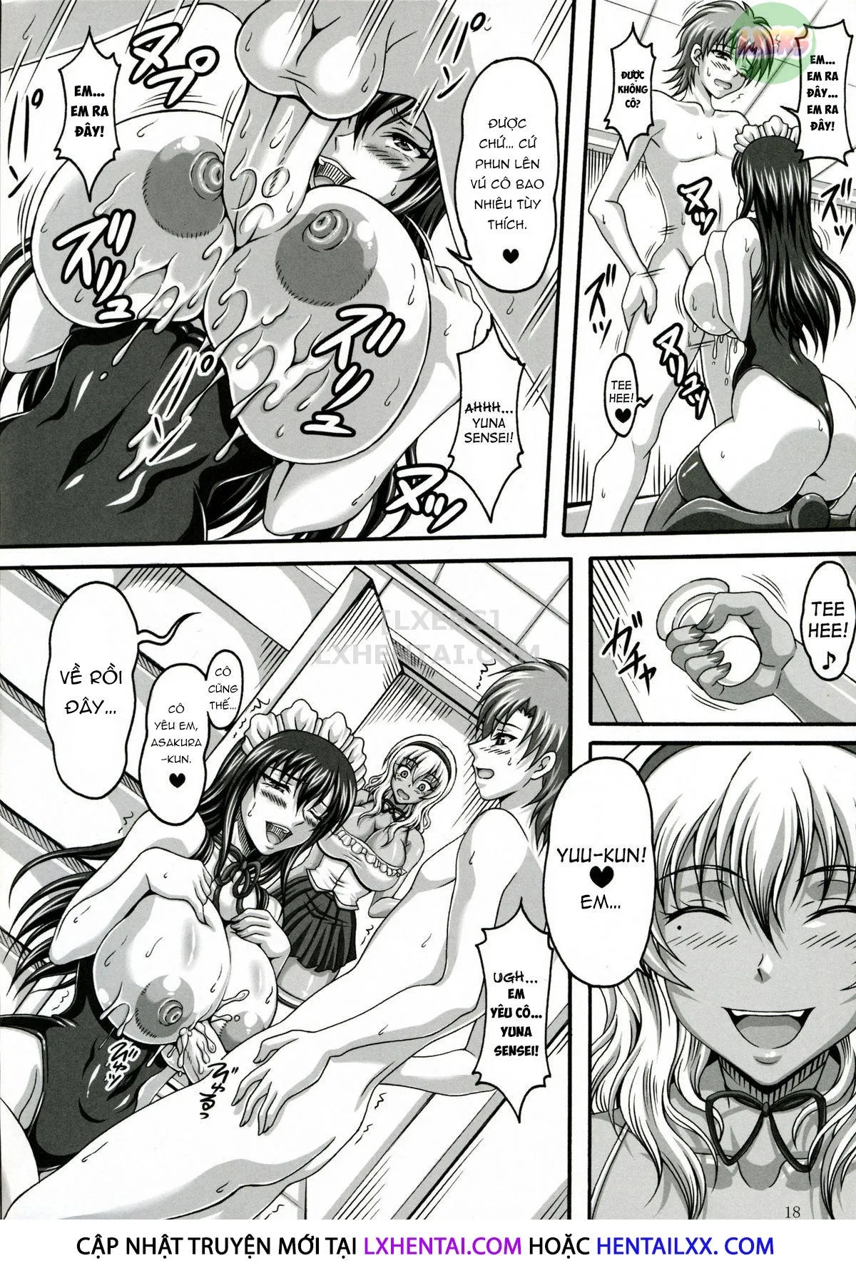 HentaiVN.net - Ảnh 18 - My Personal Big Breasted Masturbation Maid -X2- [Boku Dake No Bakunyuu Ona-Maid -X2-] - Chap 1