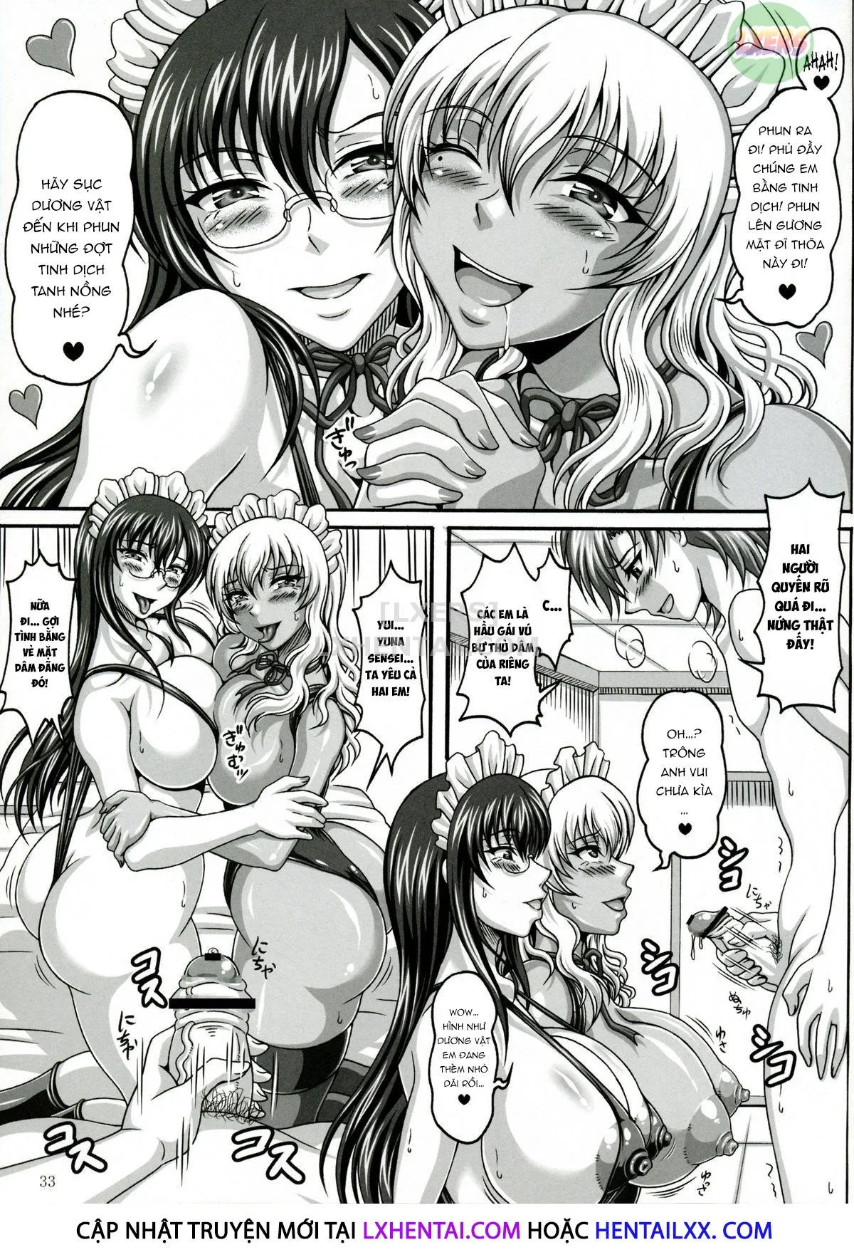 HentaiVN.net - Ảnh 33 - My Personal Big Breasted Masturbation Maid -X2- [Boku Dake No Bakunyuu Ona-Maid -X2-] - Chap 1