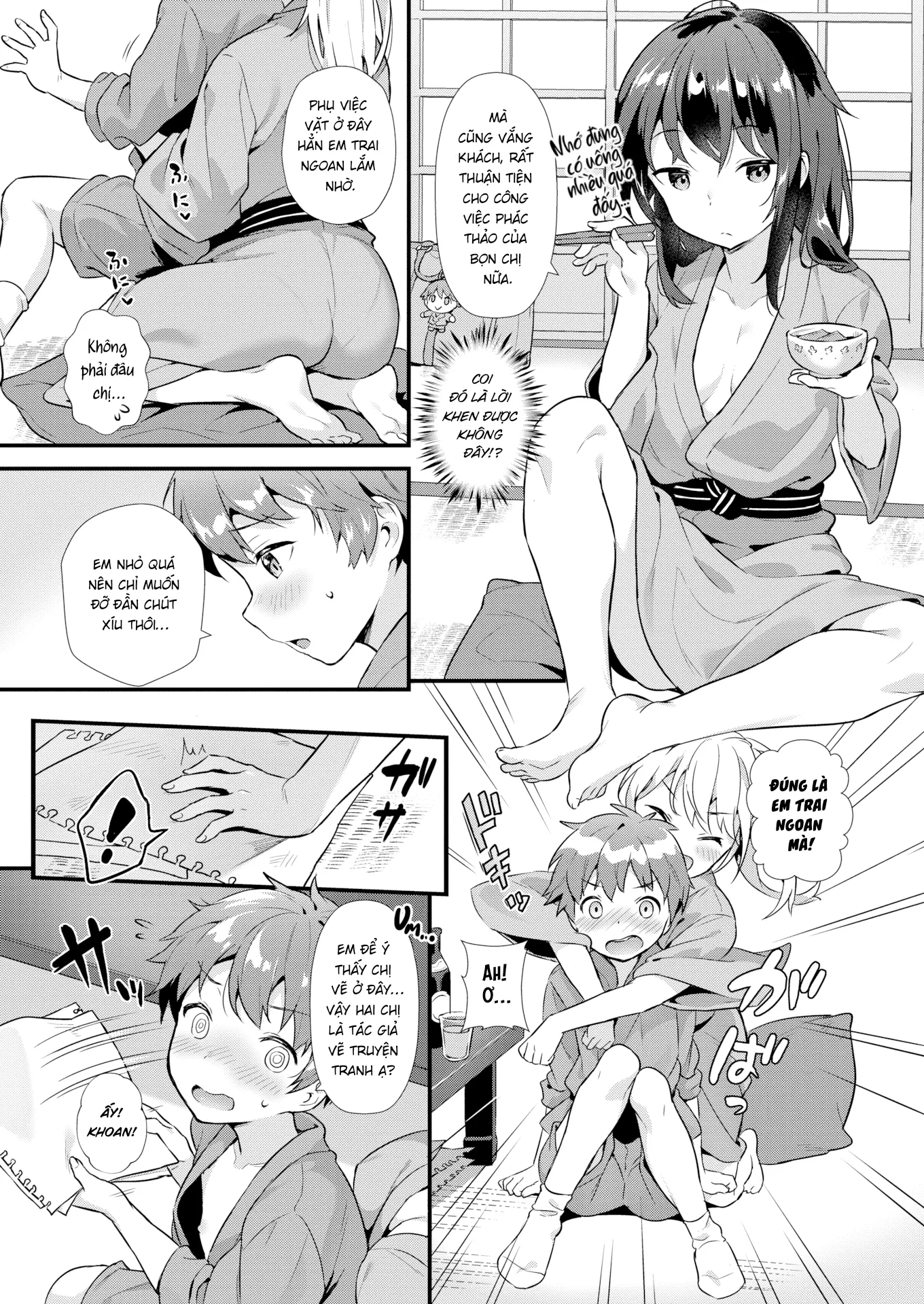 HentaiVN.net - Ảnh 3 - Suối nước nóng Yutorogi [Unexplored Yutorogi Hot Spring] - Chap 1