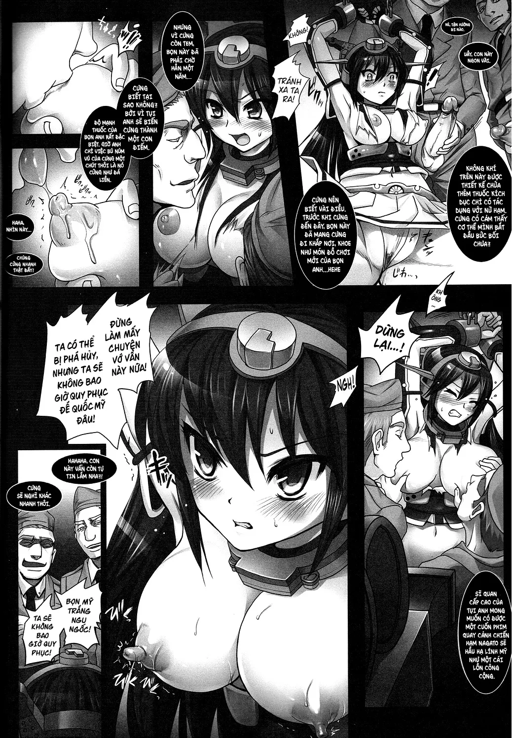HentaiVN.net - Ảnh 7 - Kết cục của nữ hạm nagato sau khi rơi vào tay lính Mĩ [Senkan Nagato wa Beitei ni Sesshuu sareri ; Battleship Nagato confiscated by the US.] - Chap 1