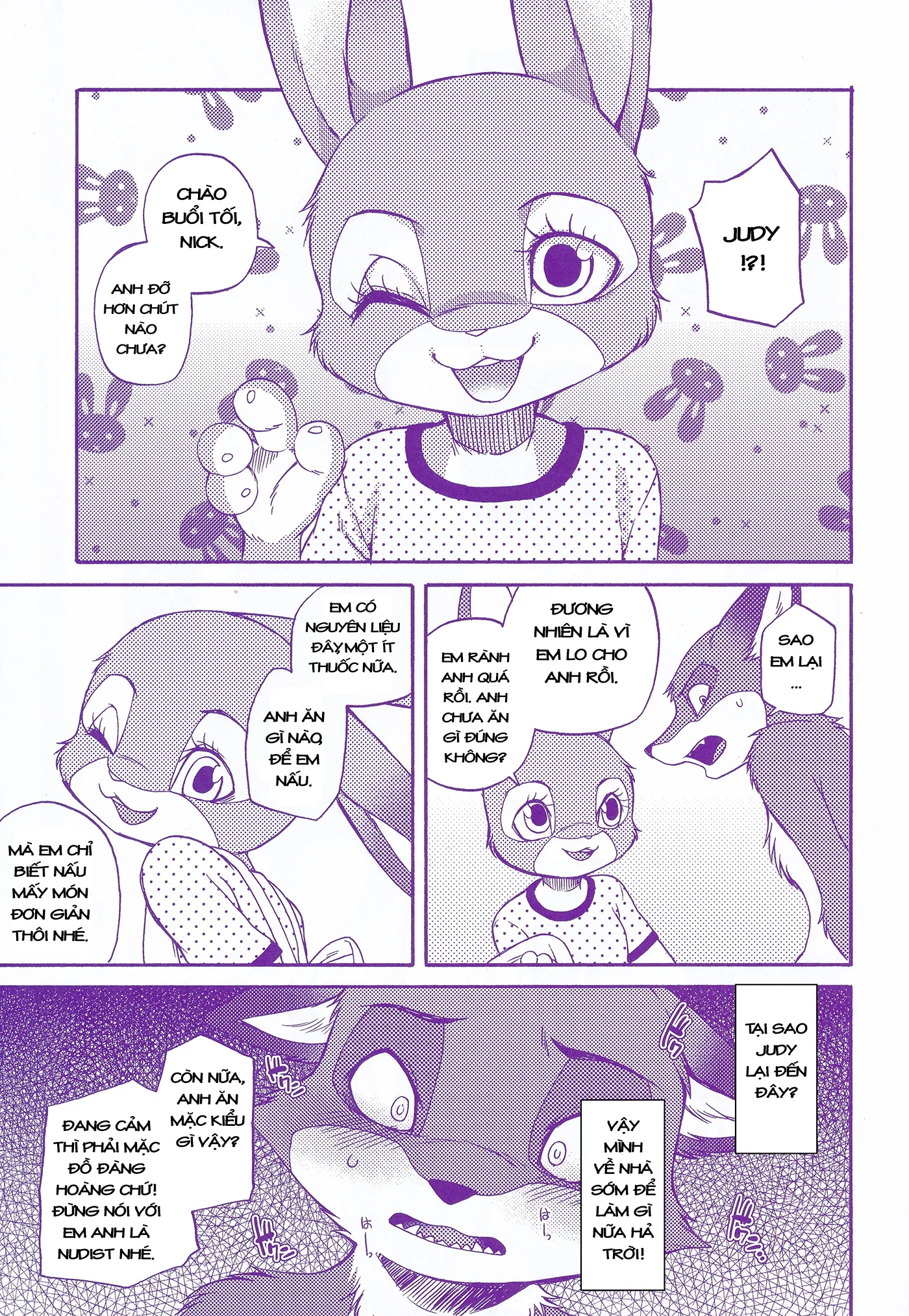 HentaiVN.net - Ảnh 9 - Một câu chuyện giữa thỏ và cáo - Chap 1